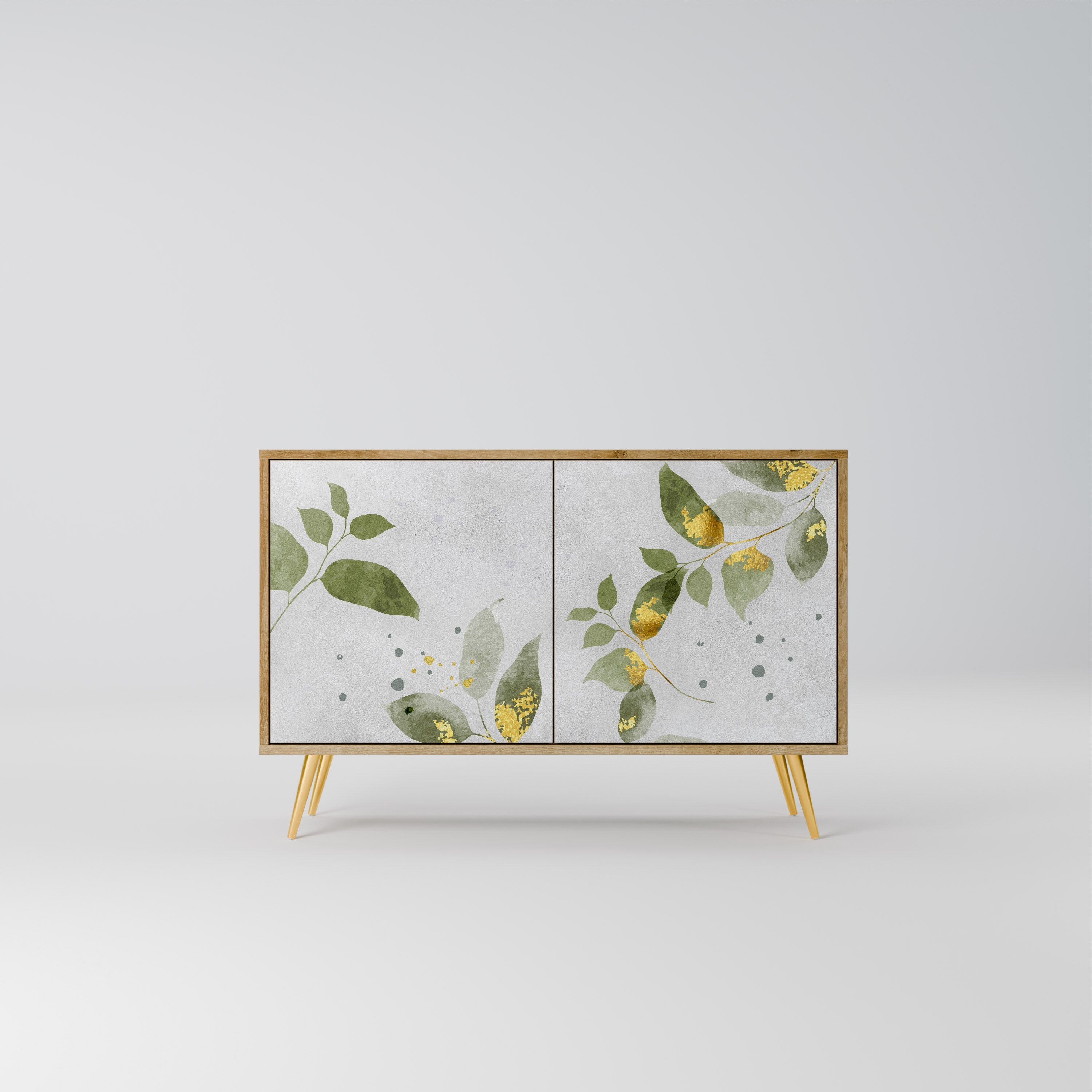 ELEGANT BOTANICS 2-türiges Sideboard in Eichenoptik