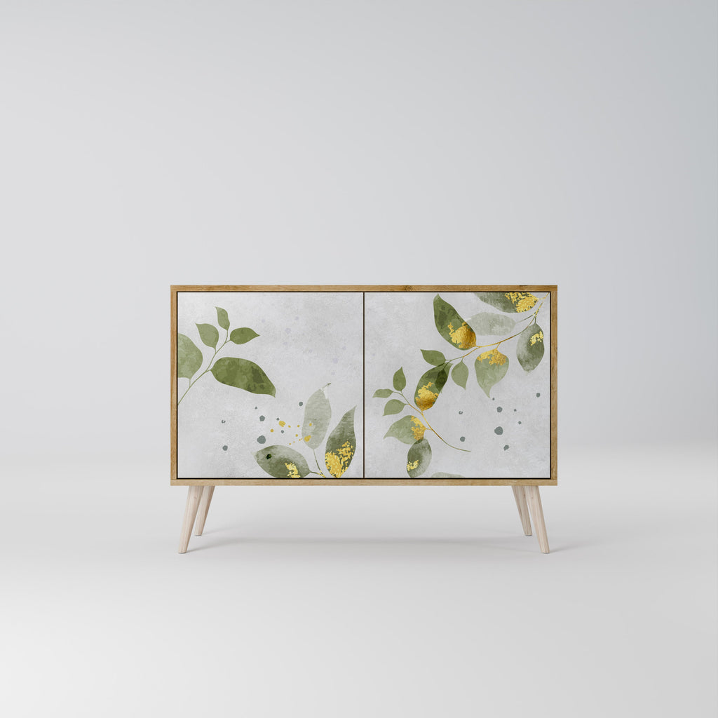 ELEGANT BOTANICS 2-türiges Sideboard in Eichenoptik