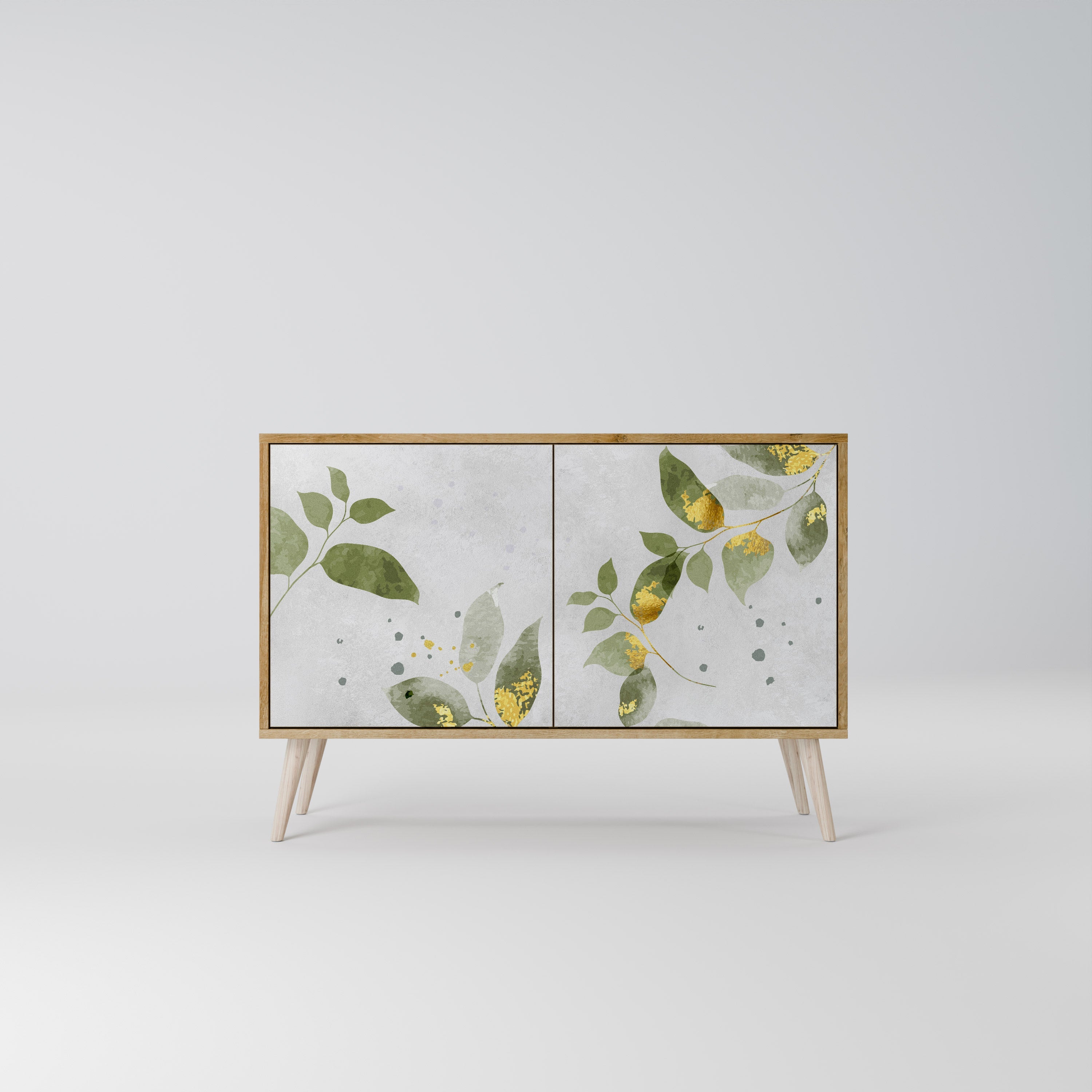 ELEGANT BOTANICS 2-türiges Sideboard in Eichenoptik