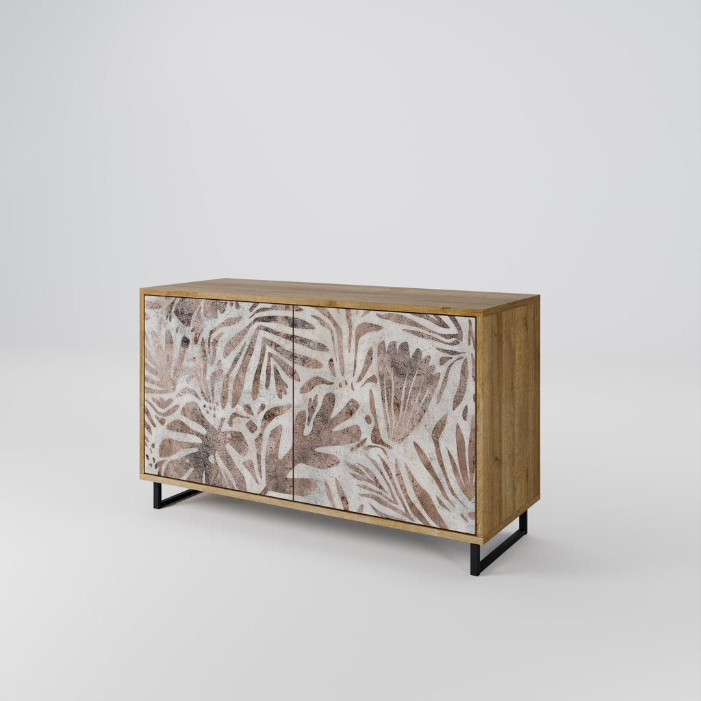 PASSING TIME Sideboard mit 2 Türen in Eichenoptik