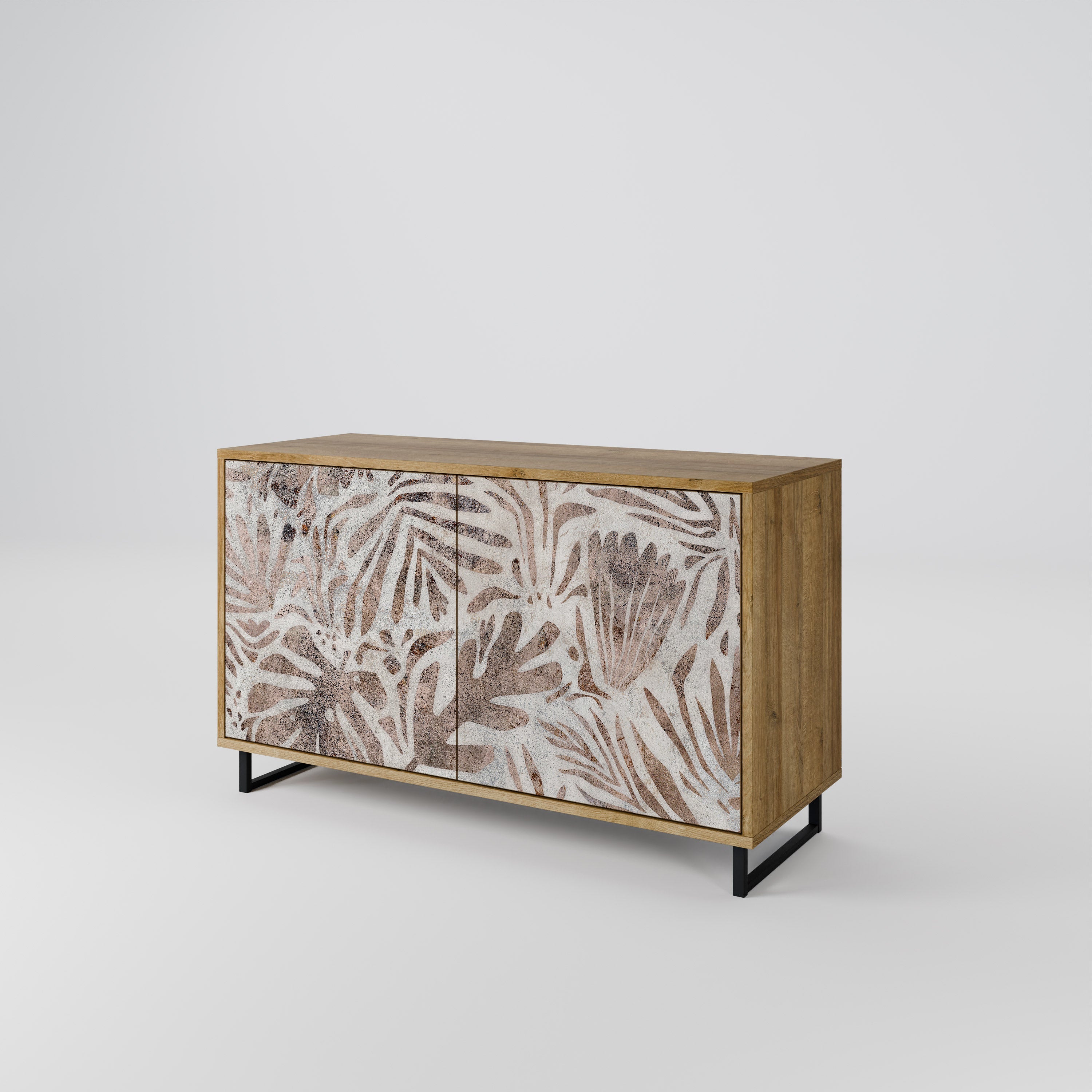 PASSING TIME Sideboard mit 2 Türen in Eichenoptik