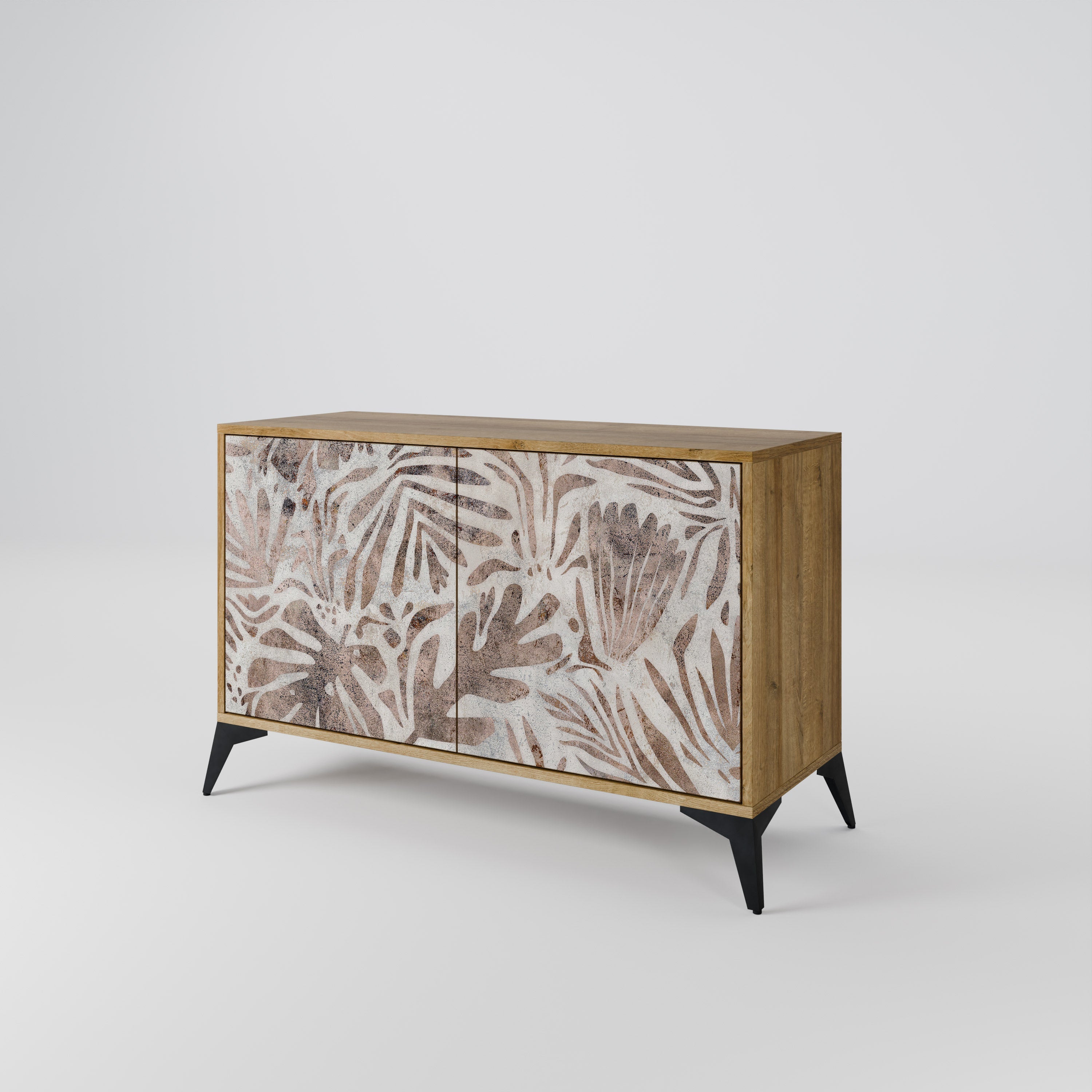 PASSING TIME Sideboard mit 2 Türen in Eichenoptik