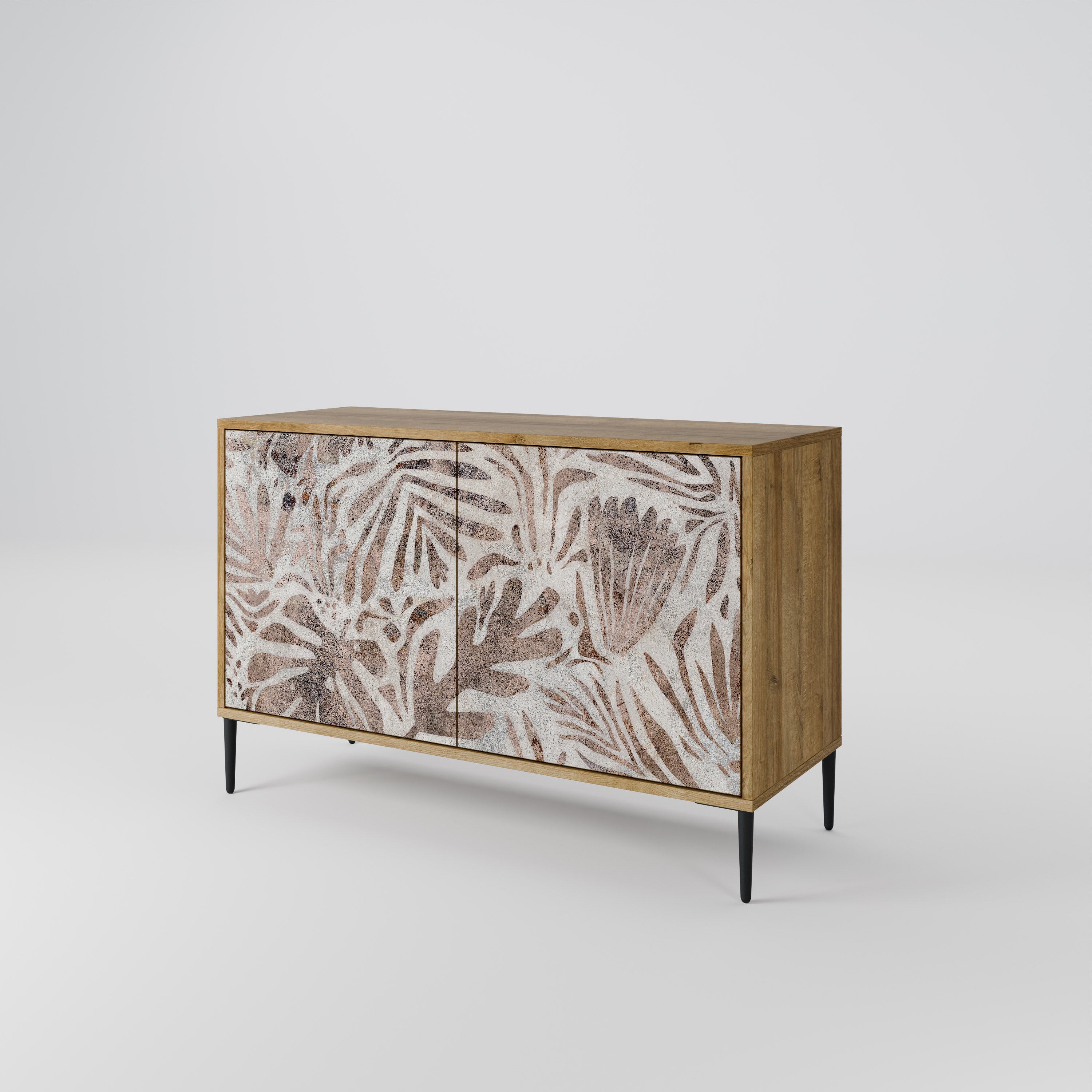 PASSING TIME Sideboard mit 2 Türen in Eichenoptik