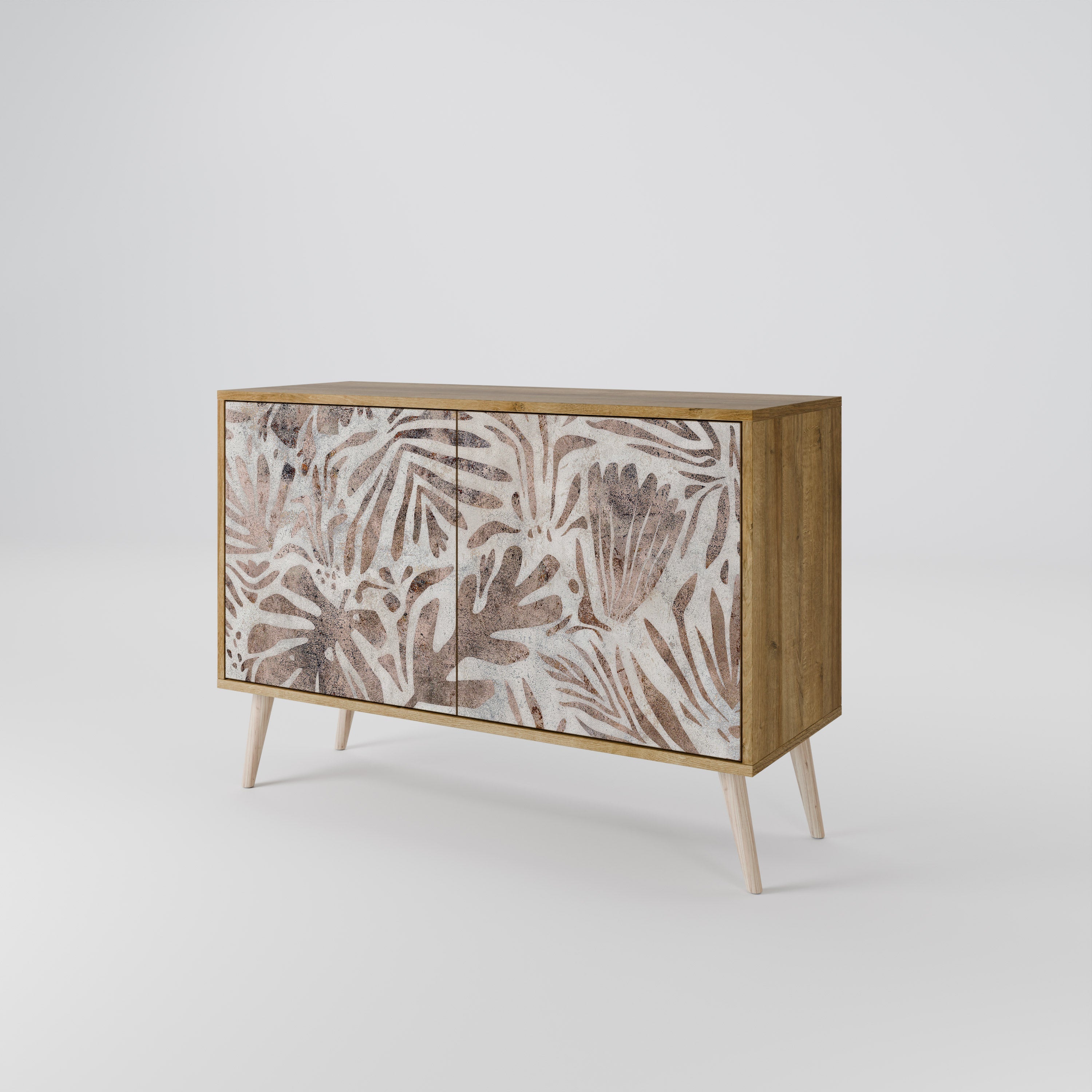 PASSING TIME Sideboard mit 2 Türen in Eichenoptik
