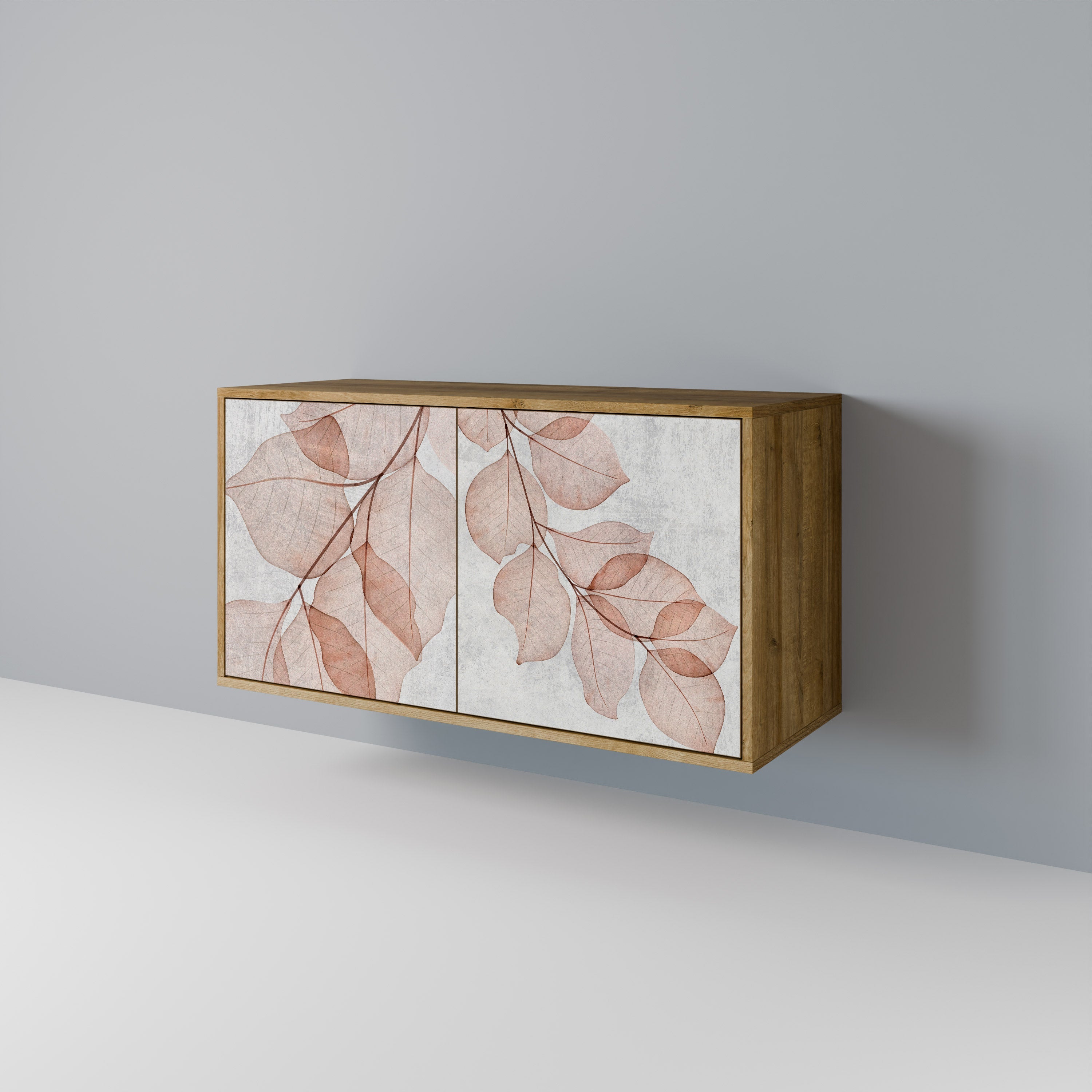 AUTUMN FRAGILITY Sideboard mit 2 Türen in Eichenoptik