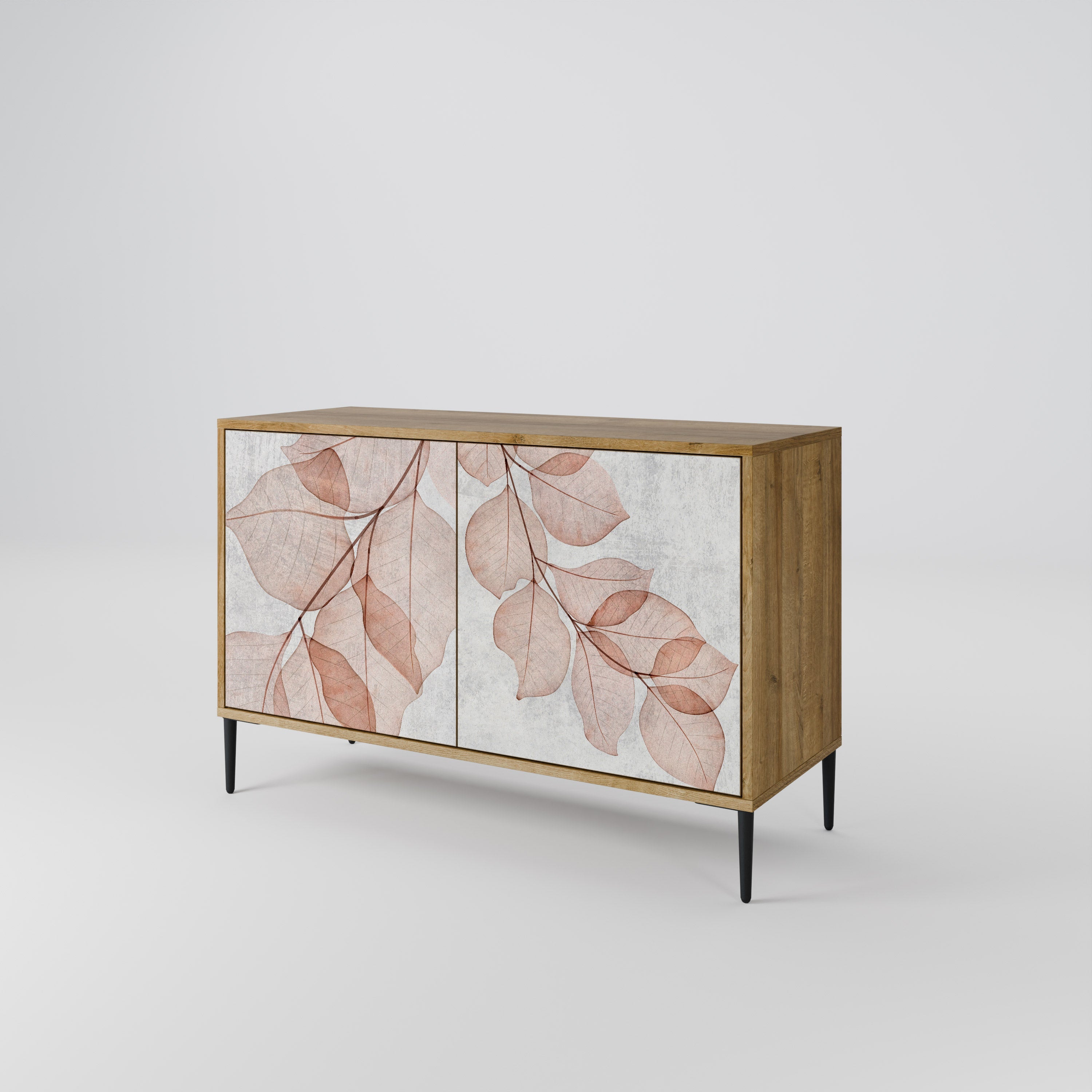 AUTUMN FRAGILITY Sideboard mit 2 Türen in Eichenoptik