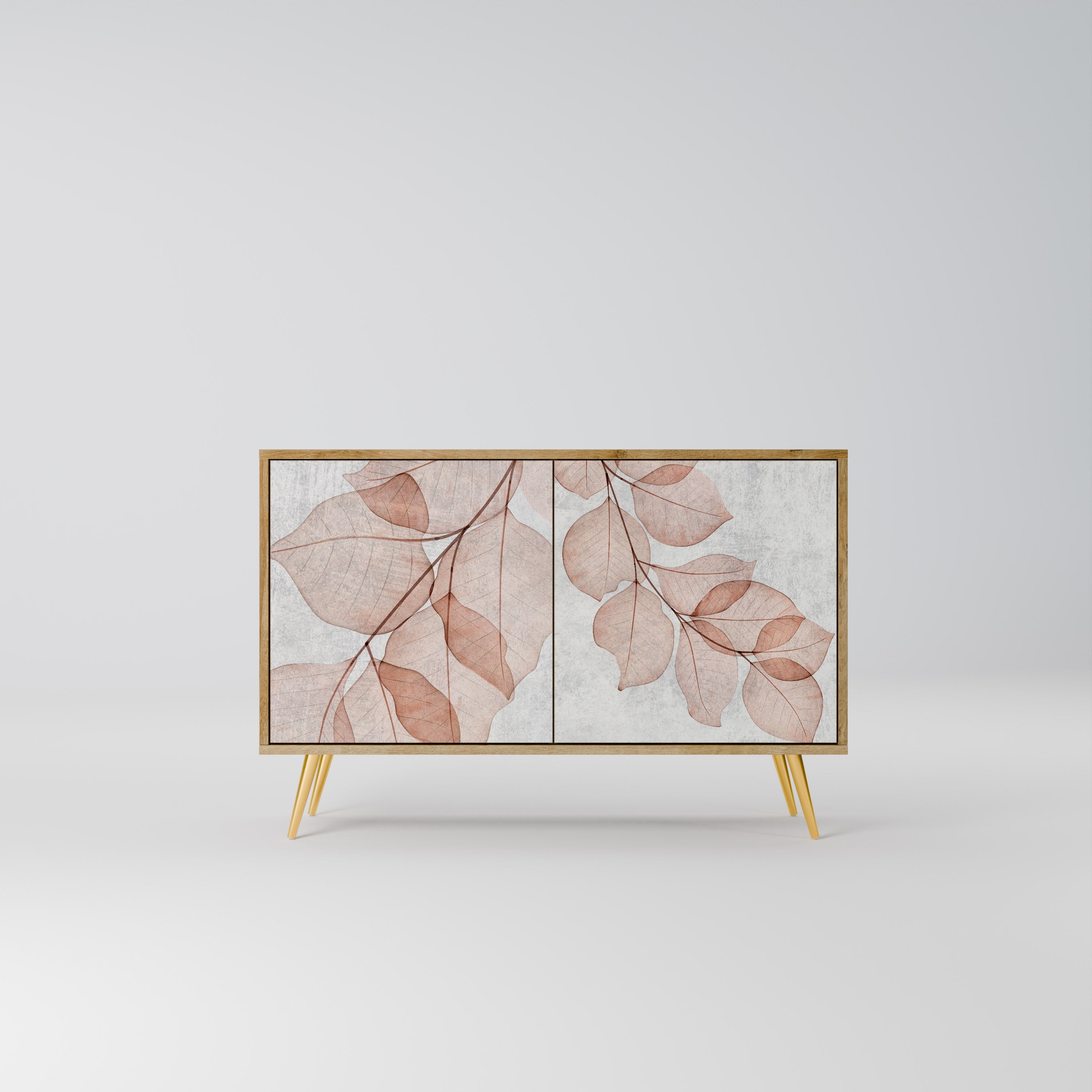 AUTUMN FRAGILITY Sideboard mit 2 Türen in Eichenoptik