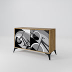 BIKE ENERGY 2-Door Sideboard in Oak Effect