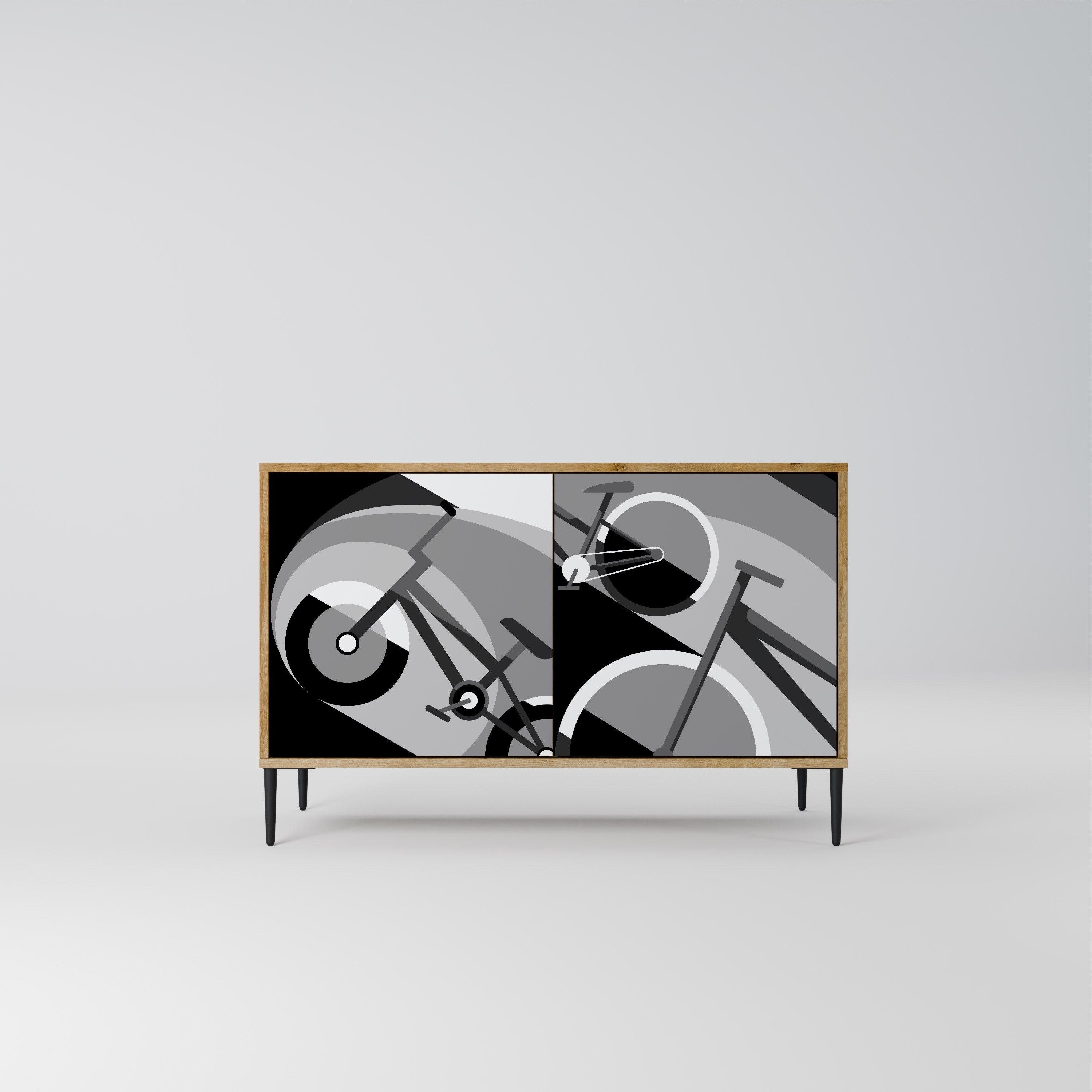 BIKE ENERGY 2-türiges Sideboard in Eichenoptik