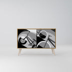 BIKE ENERGY 2-Door Sideboard in Oak Effect