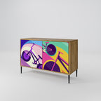 BIKE DREAMS 2-Door Sideboard in Oak Effect