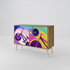 BIKE DREAMS 2-Door Sideboard in Oak Effect