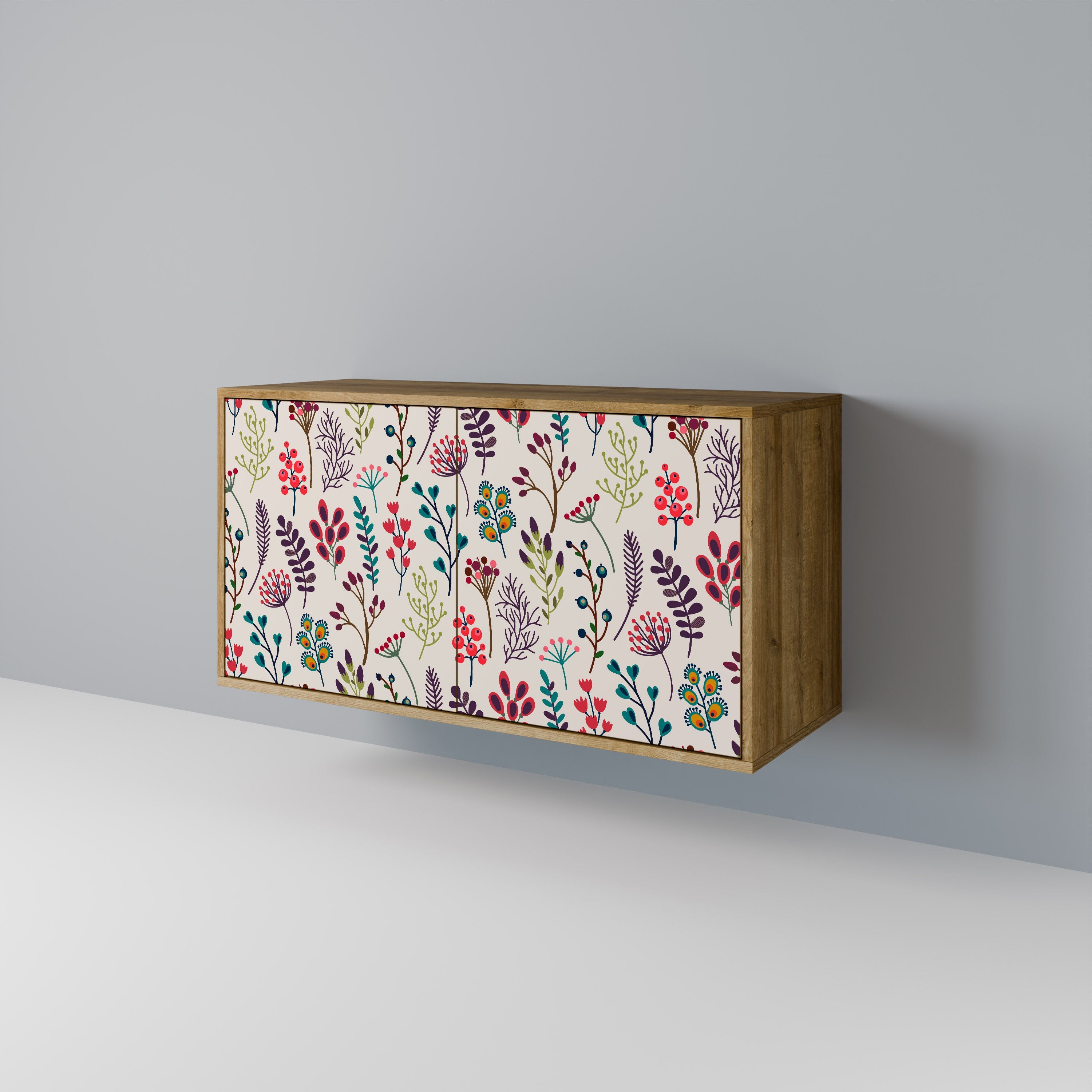 AUTUMN SUNDRIES Sideboard mit 2 Türen in Eichenoptik