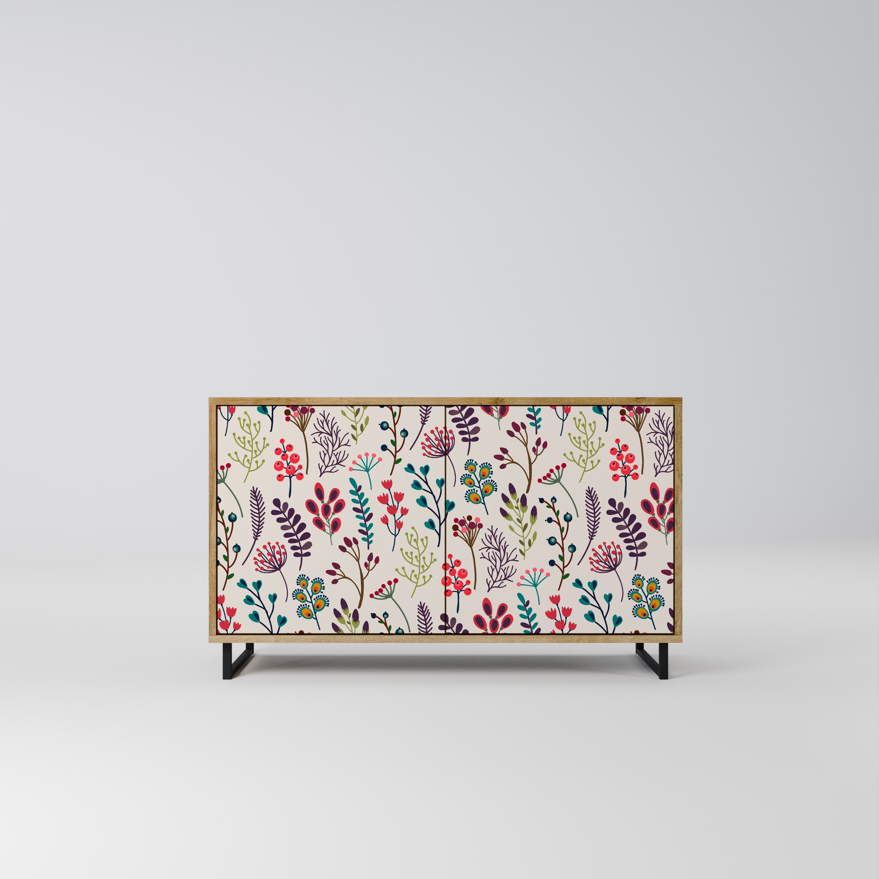 AUTUMN SUNDRIES Sideboard mit 2 Türen in Eichenoptik