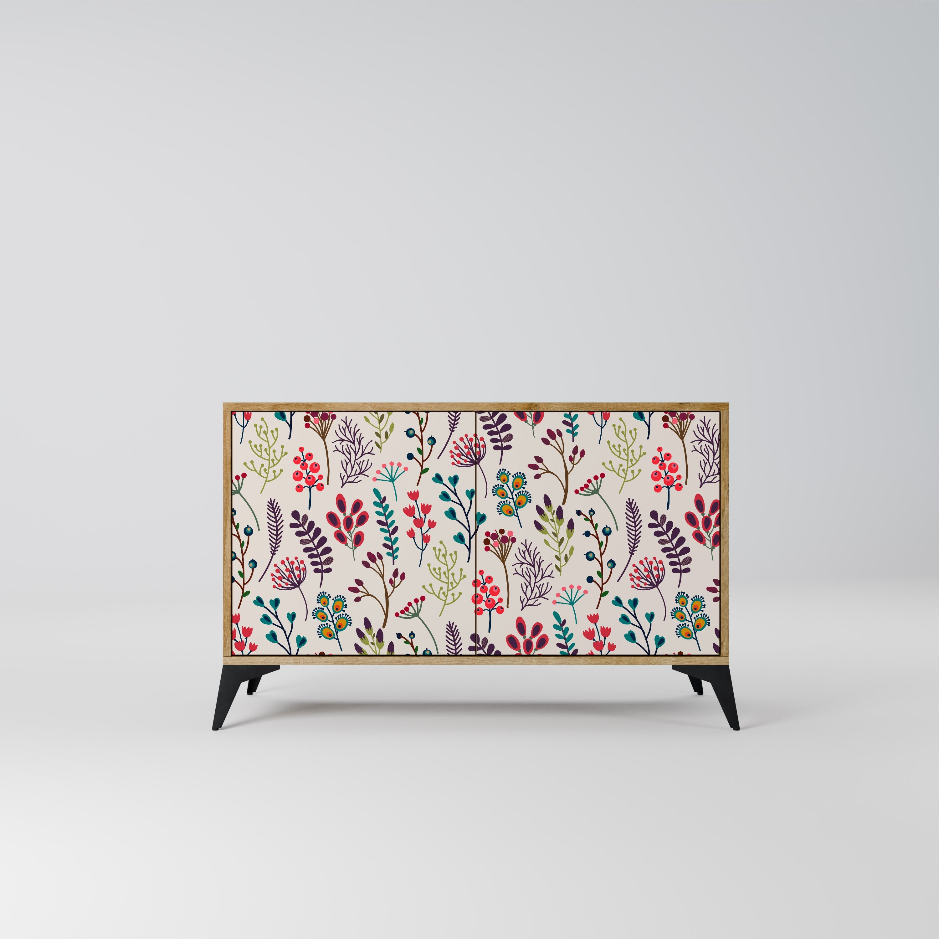 AUTUMN SUNDRIES Sideboard mit 2 Türen in Eichenoptik