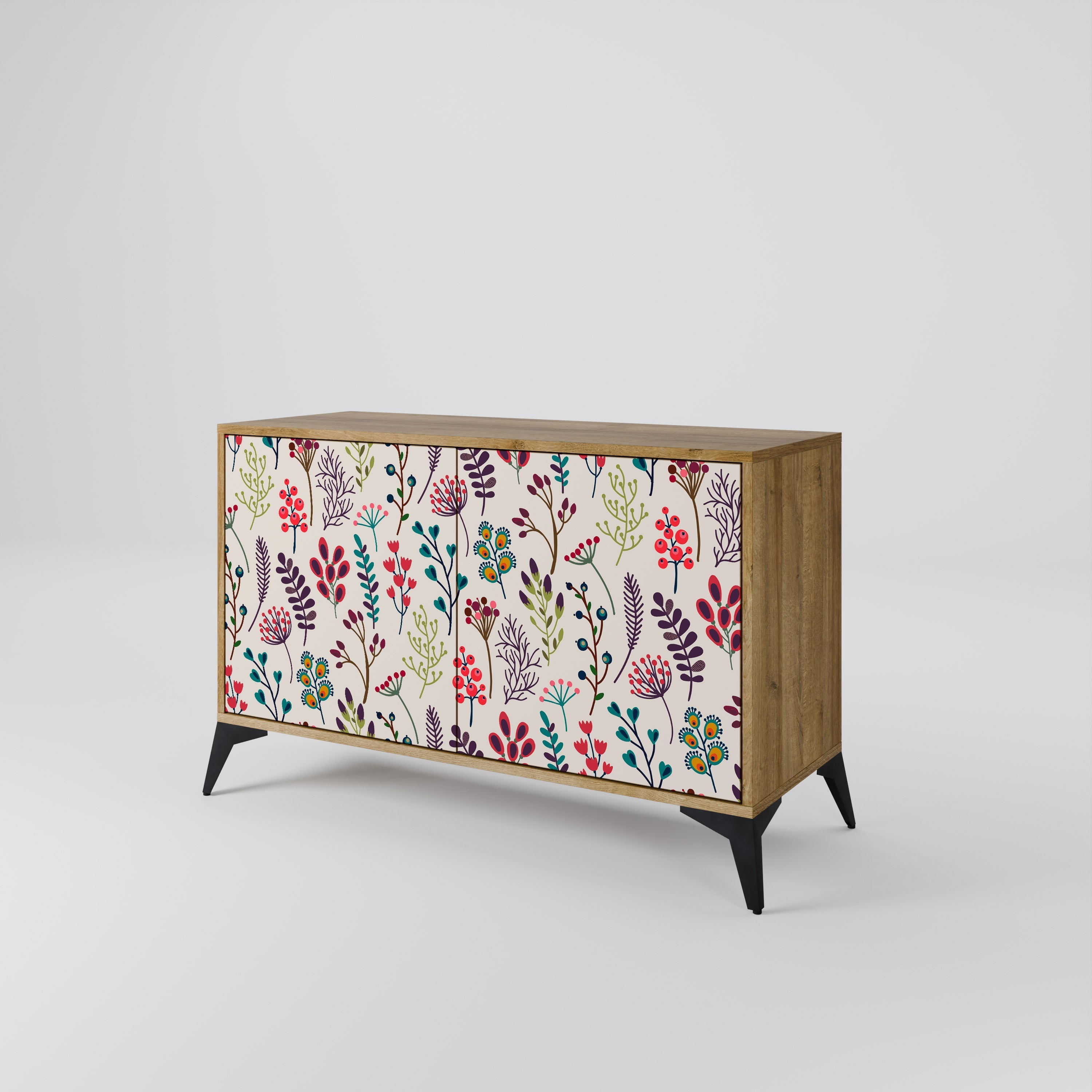 AUTUMN SUNDRIES Sideboard mit 2 Türen in Eichenoptik