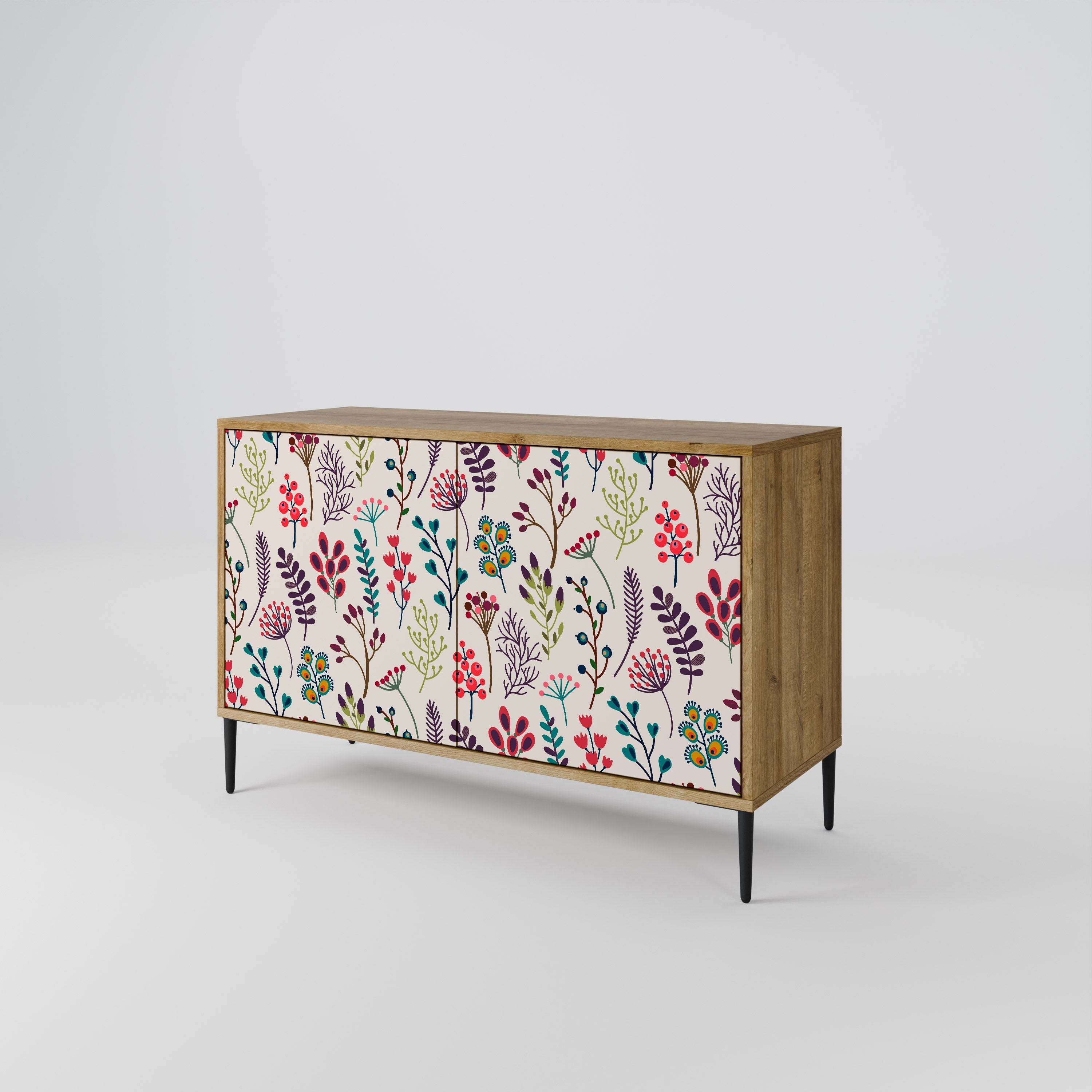 AUTUMN SUNDRIES Sideboard mit 2 Türen in Eichenoptik