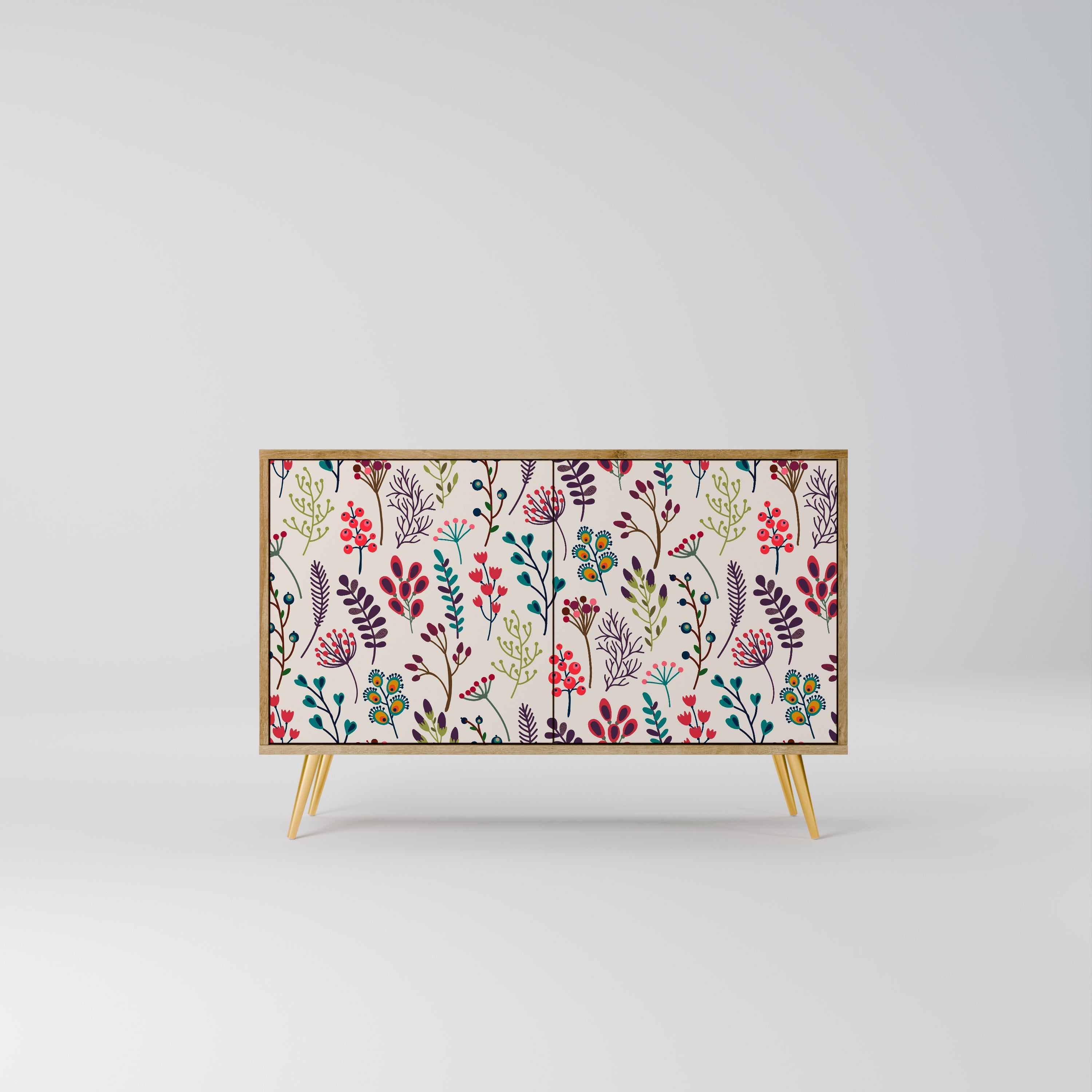 AUTUMN SUNDRIES Sideboard mit 2 Türen in Eichenoptik