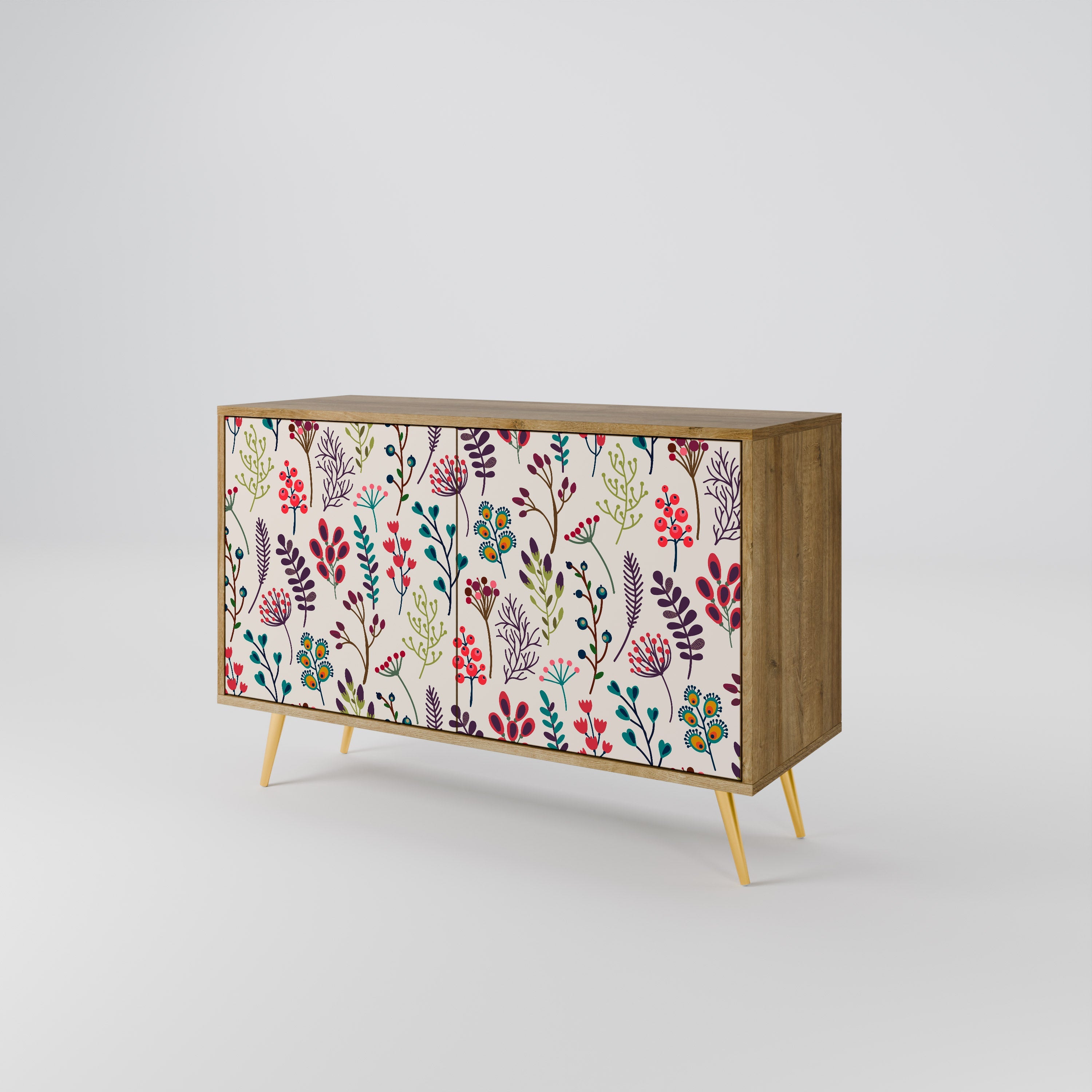 AUTUMN SUNDRIES Sideboard mit 2 Türen in Eichenoptik