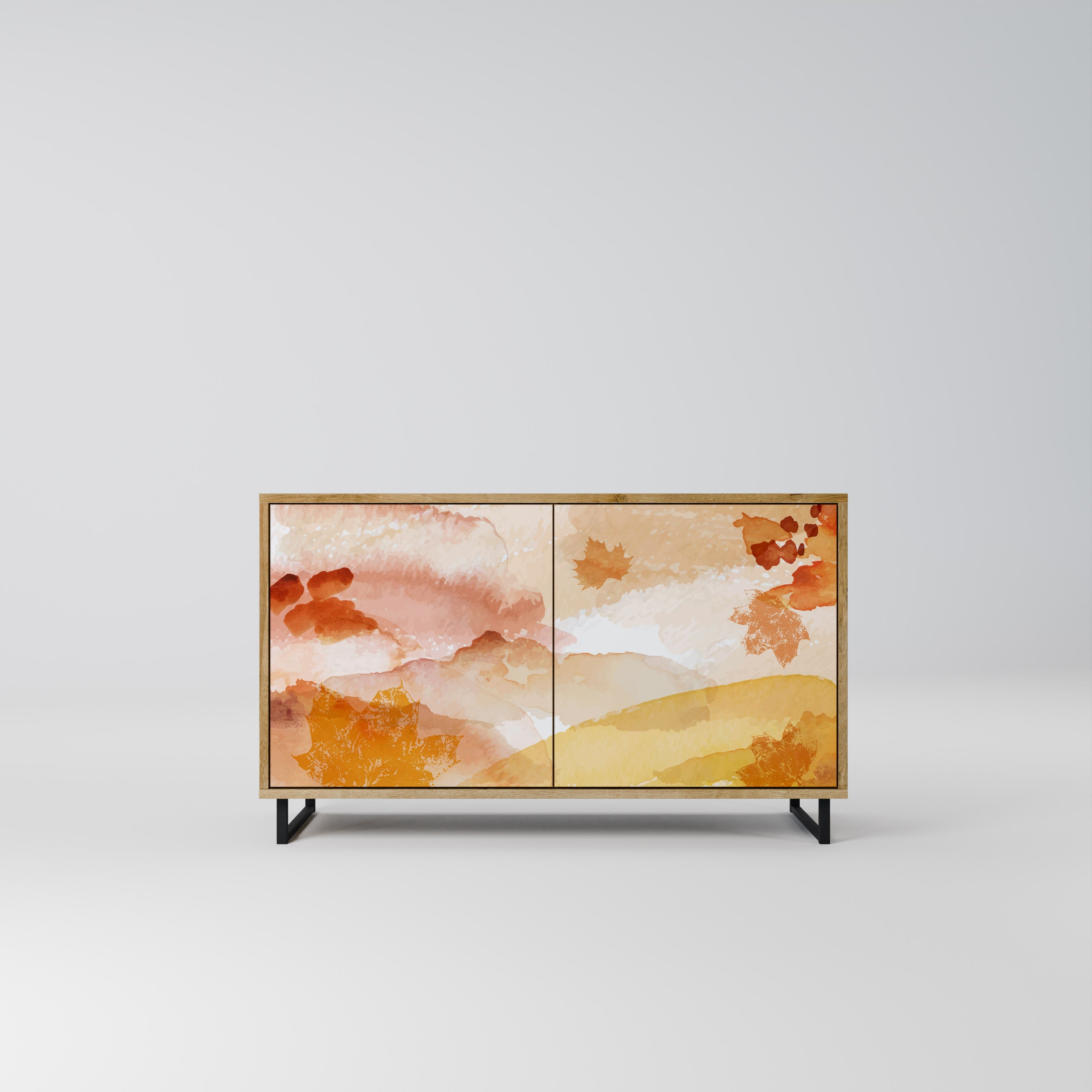 TRACES OF AUTUMN Sideboard mit 2 Türen in Eichenoptik