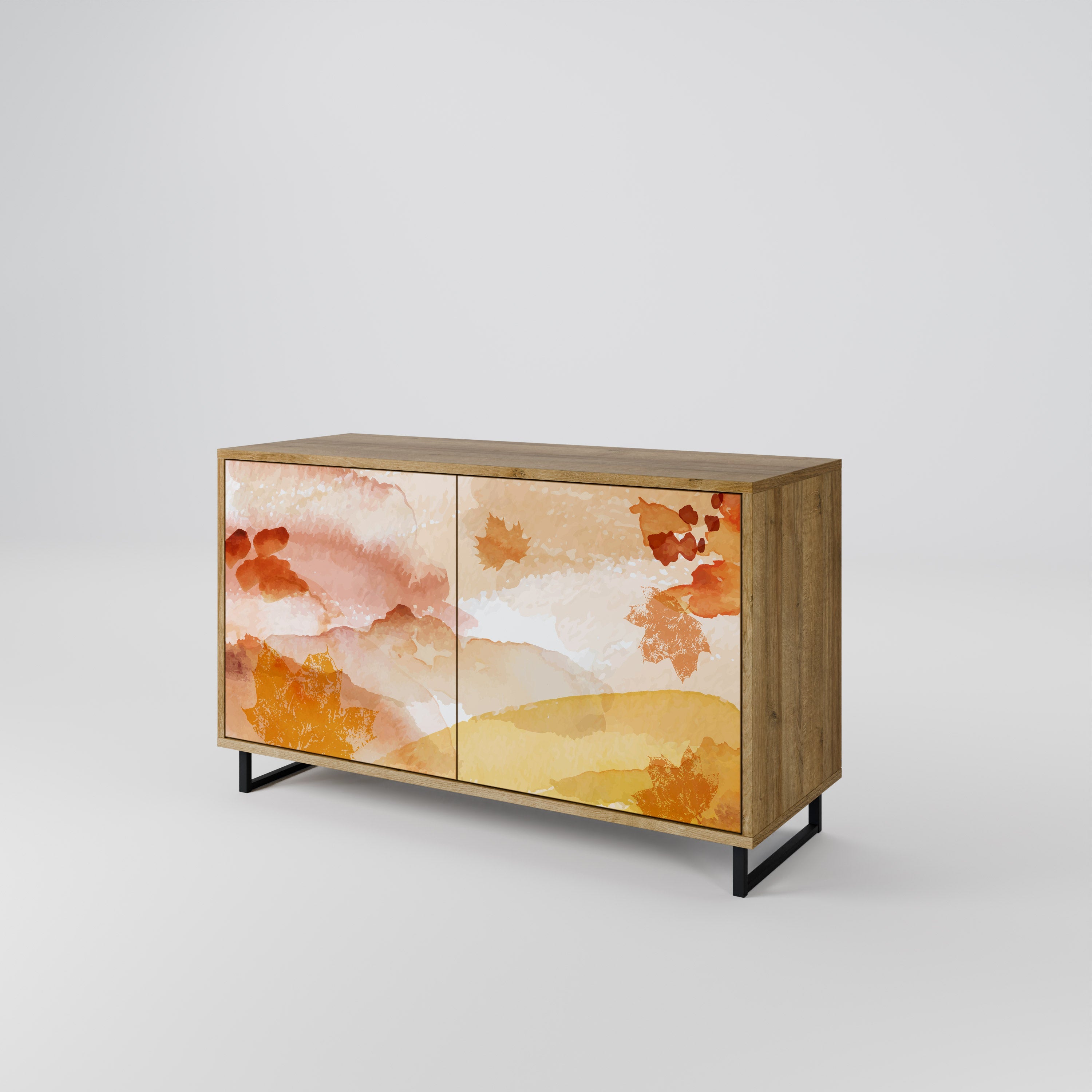 TRACES OF AUTUMN Sideboard mit 2 Türen in Eichenoptik
