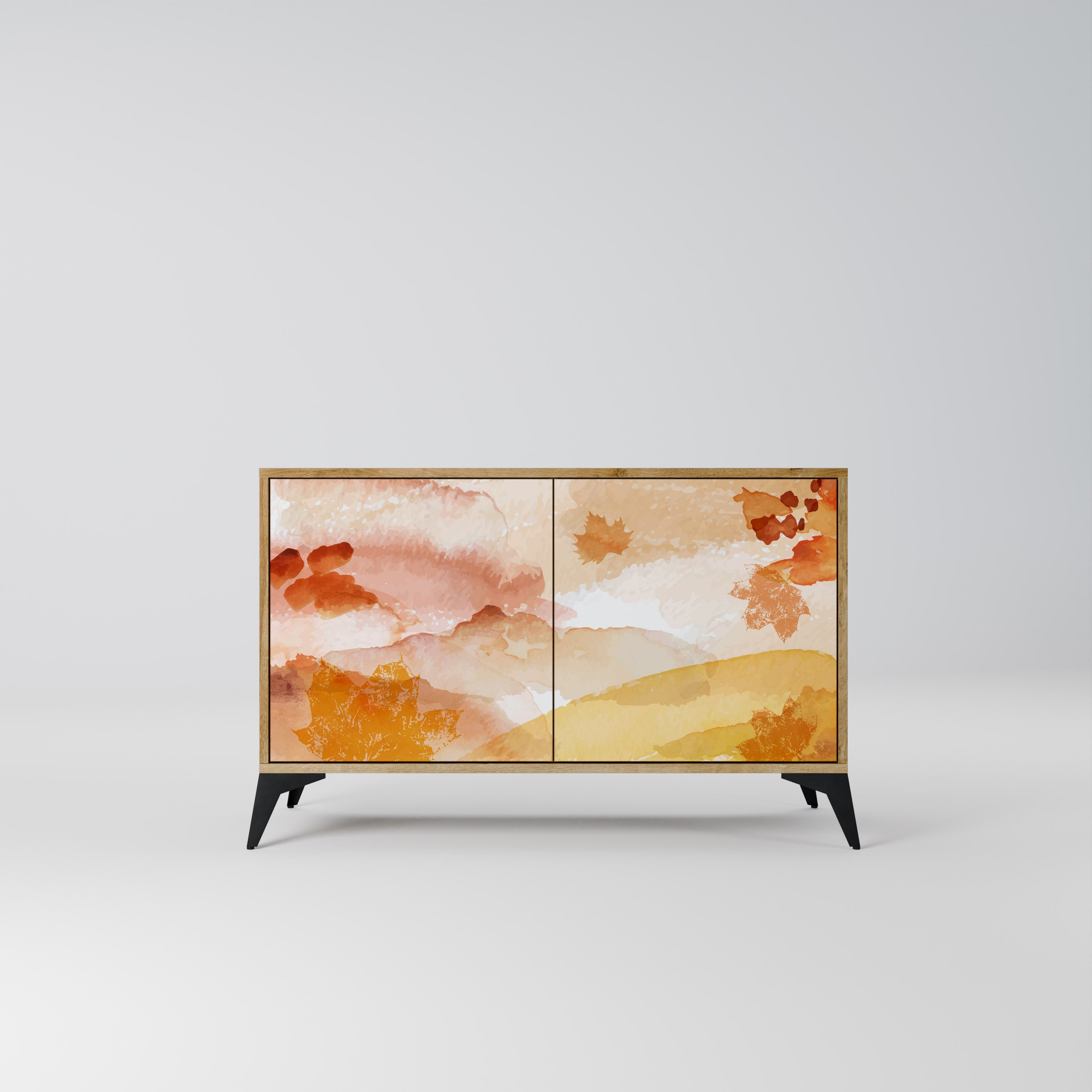 TRACES OF AUTUMN Sideboard mit 2 Türen in Eichenoptik