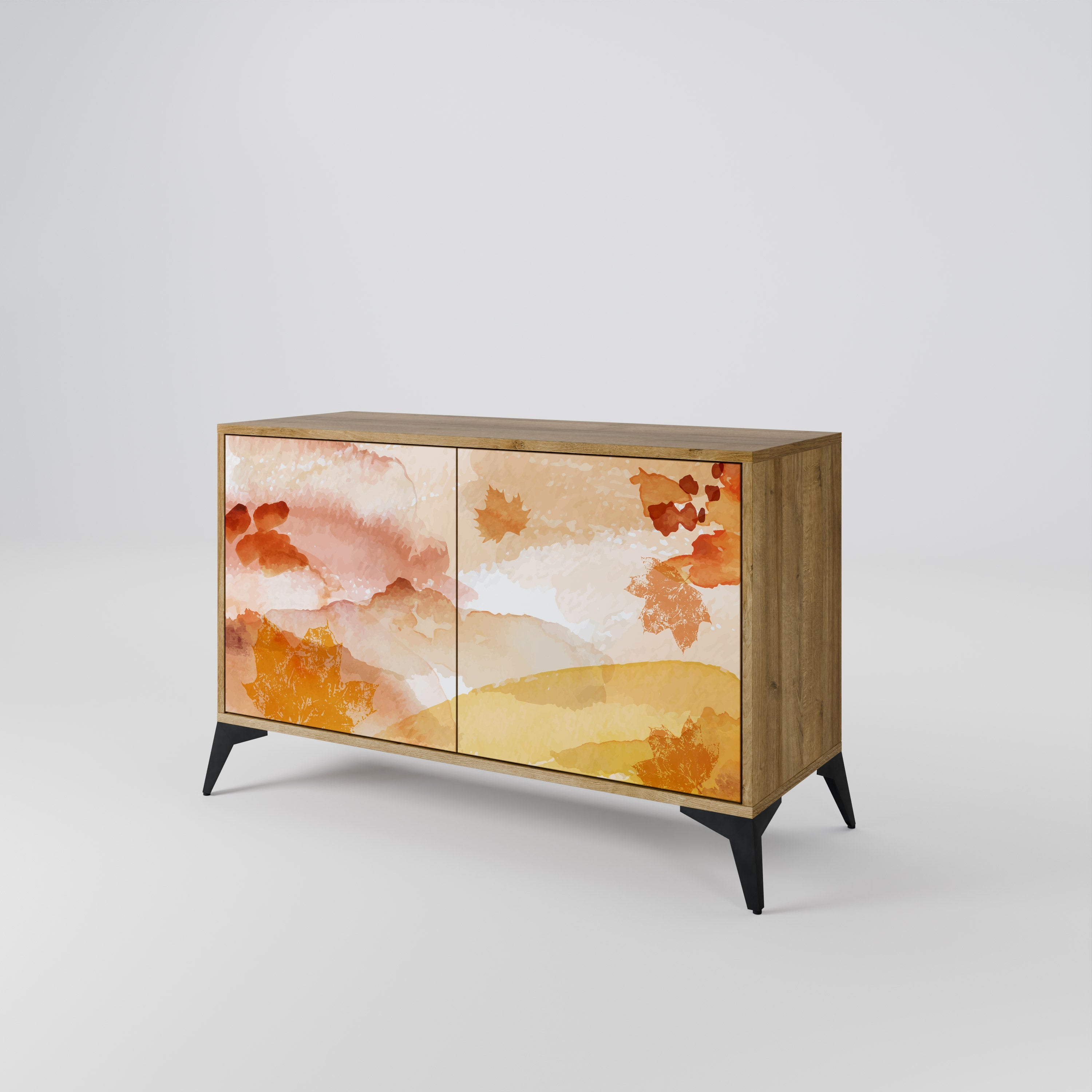 TRACES OF AUTUMN Sideboard mit 2 Türen in Eichenoptik