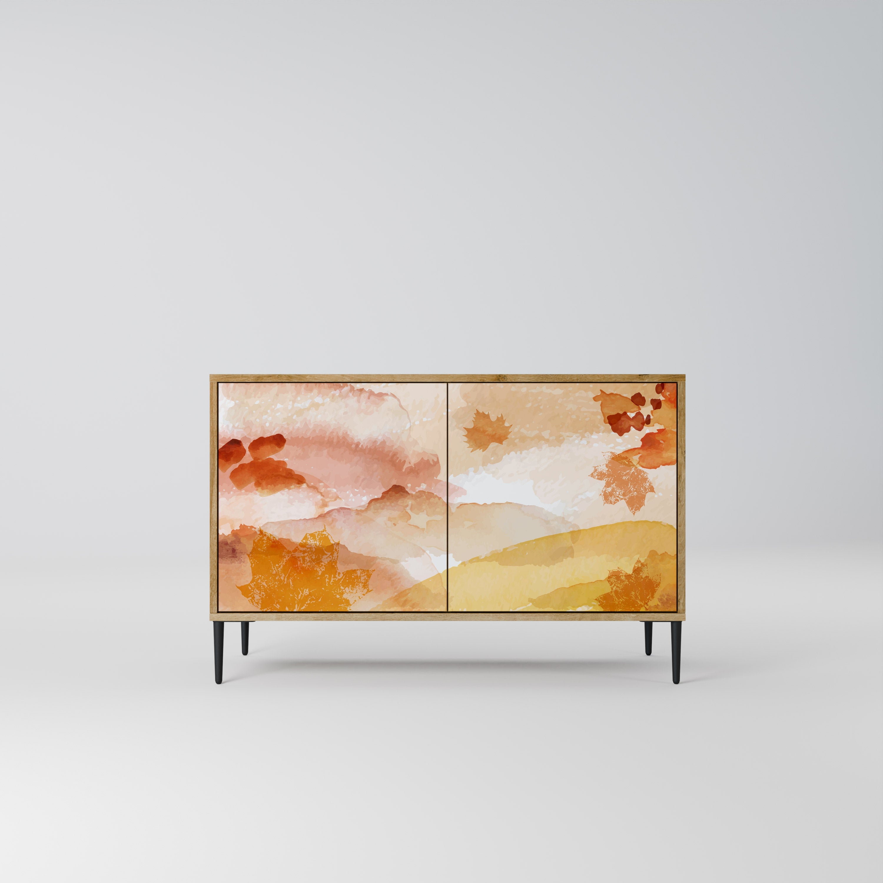 TRACES OF AUTUMN Sideboard mit 2 Türen in Eichenoptik