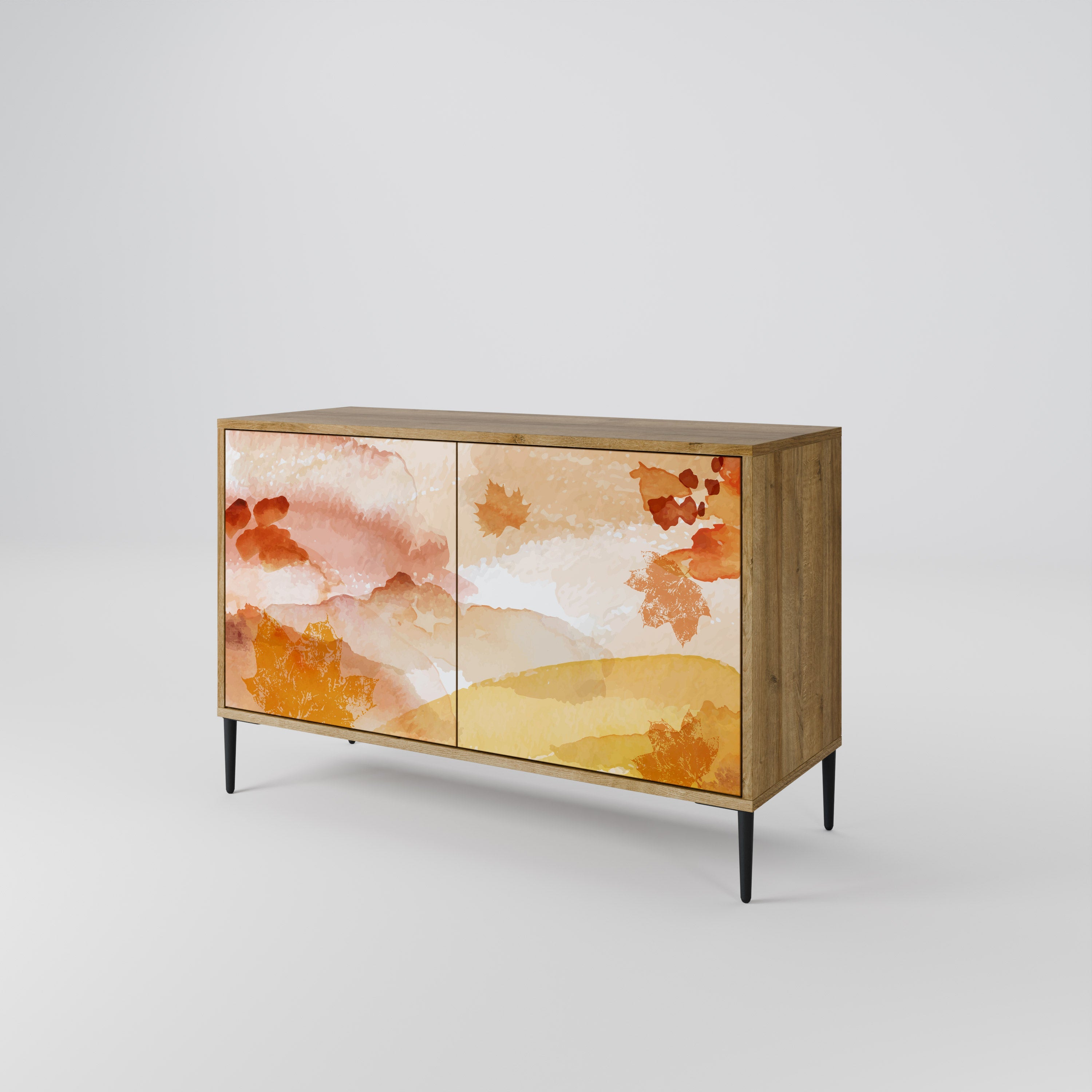 TRACES OF AUTUMN Sideboard mit 2 Türen in Eichenoptik