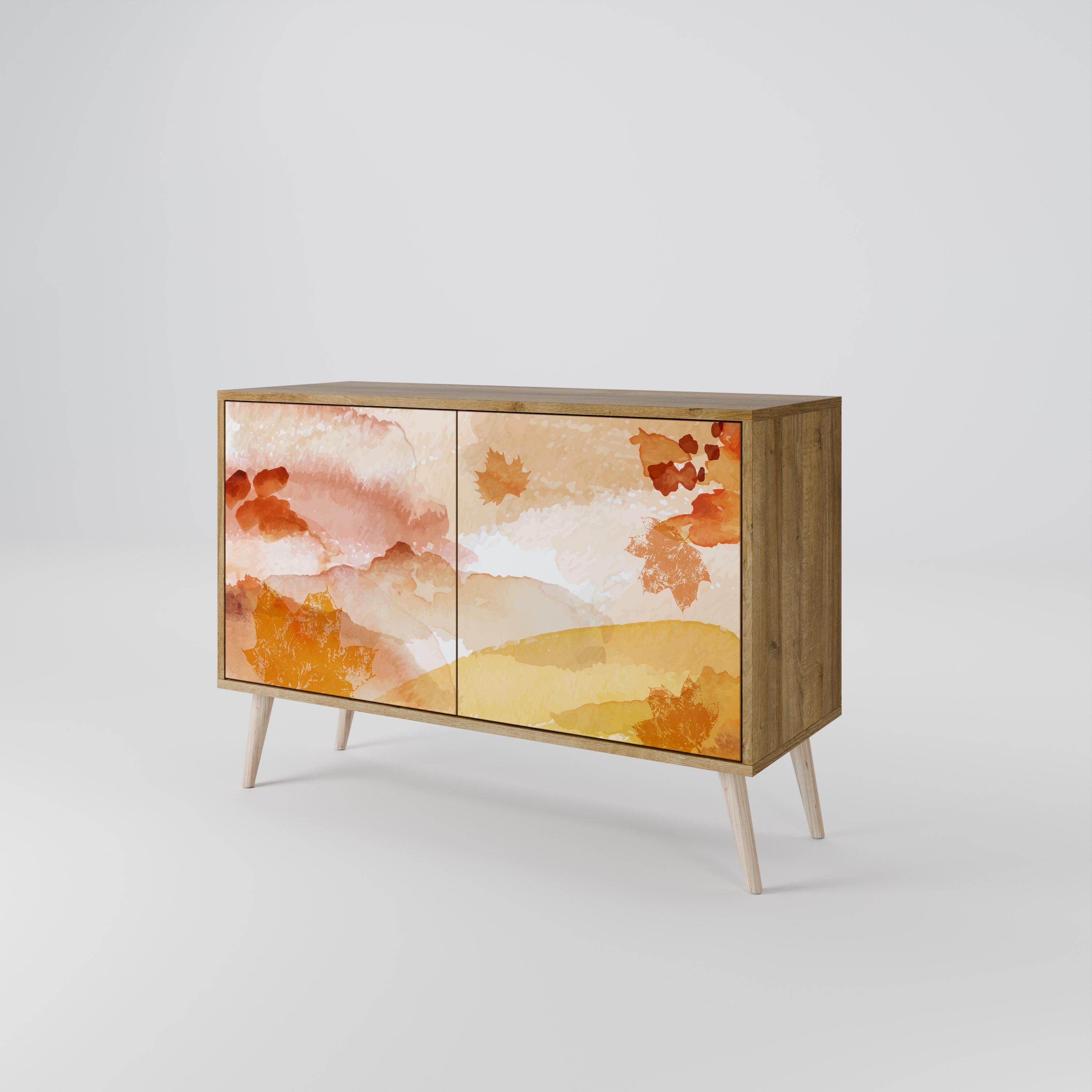 TRACES OF AUTUMN Sideboard mit 2 Türen in Eichenoptik