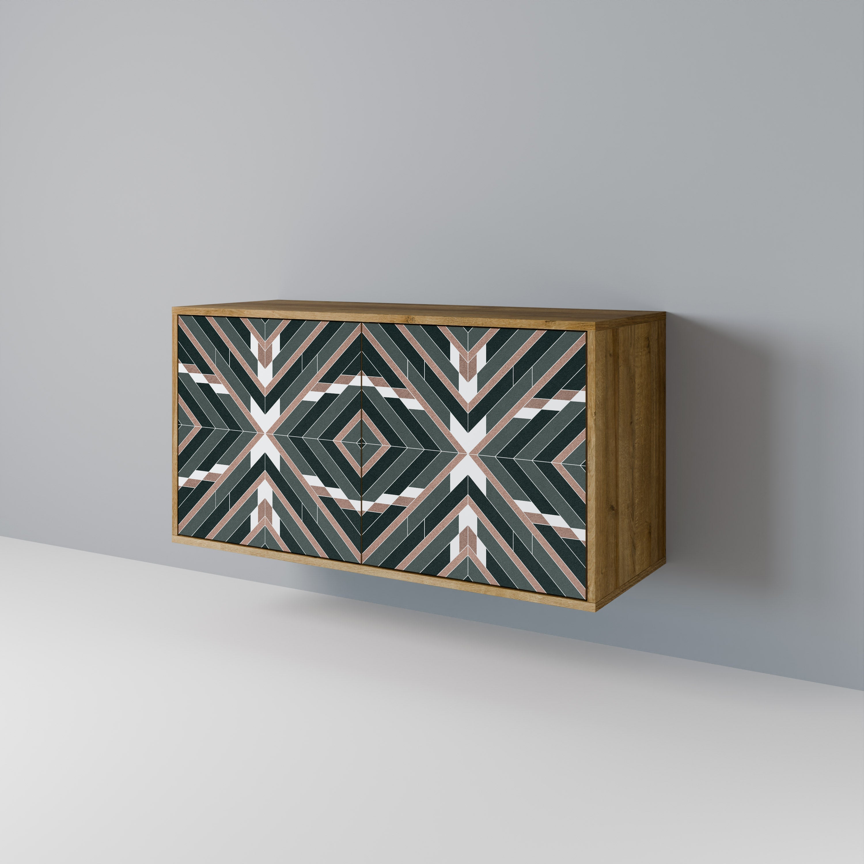 DIMENSION DELIGHTS Sideboard mit 2 Türen in Eichenoptik