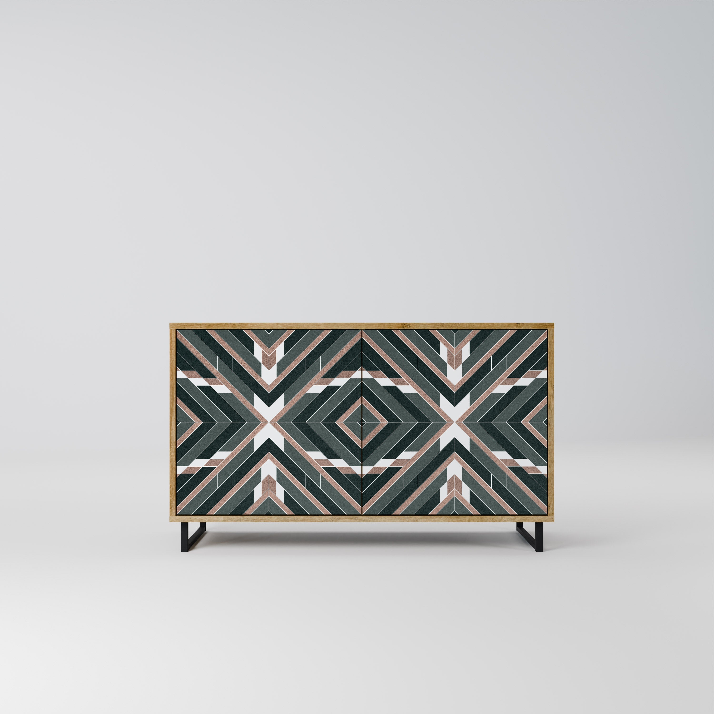 DIMENSION DELIGHTS Sideboard mit 2 Türen in Eichenoptik