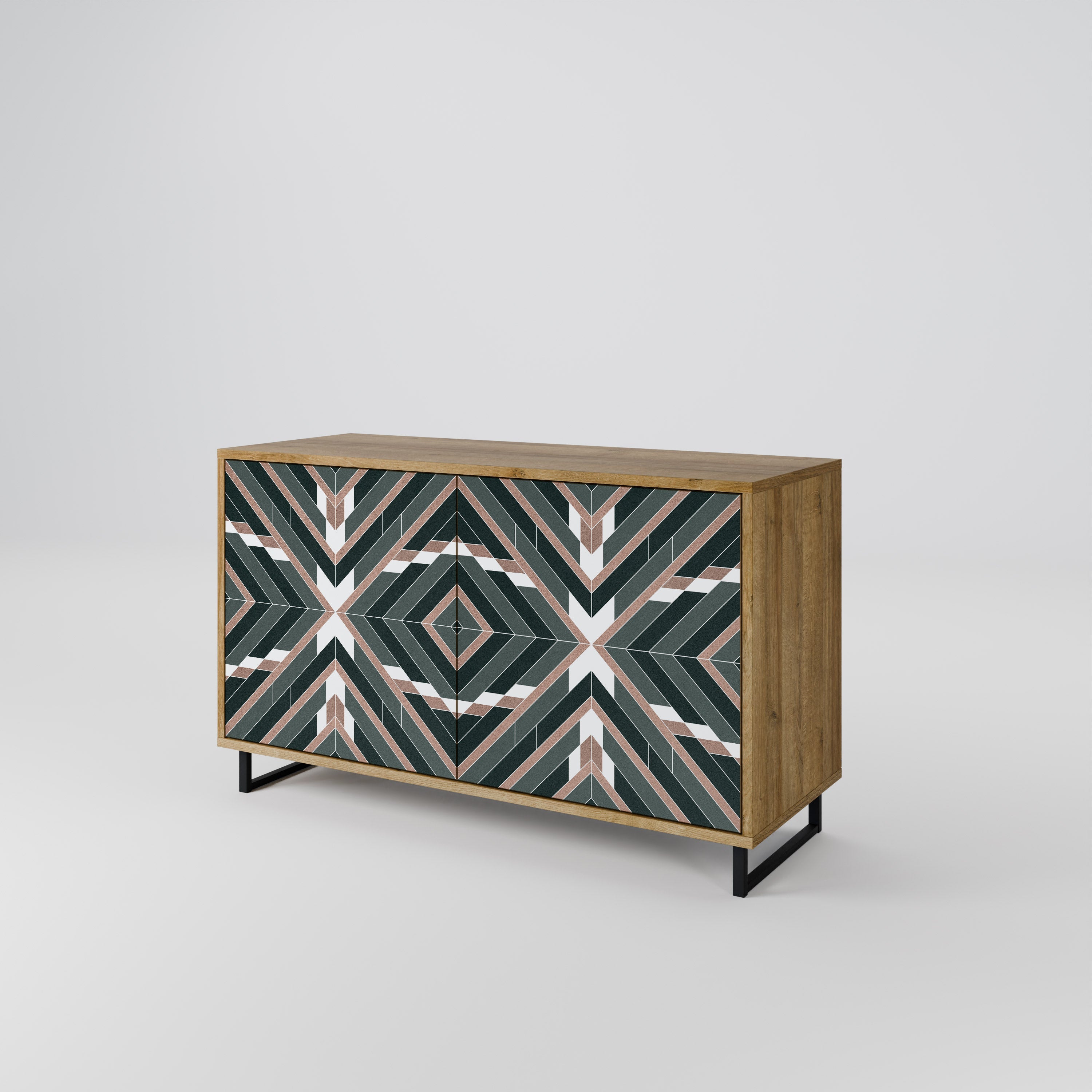 DIMENSION DELIGHTS Sideboard mit 2 Türen in Eichenoptik