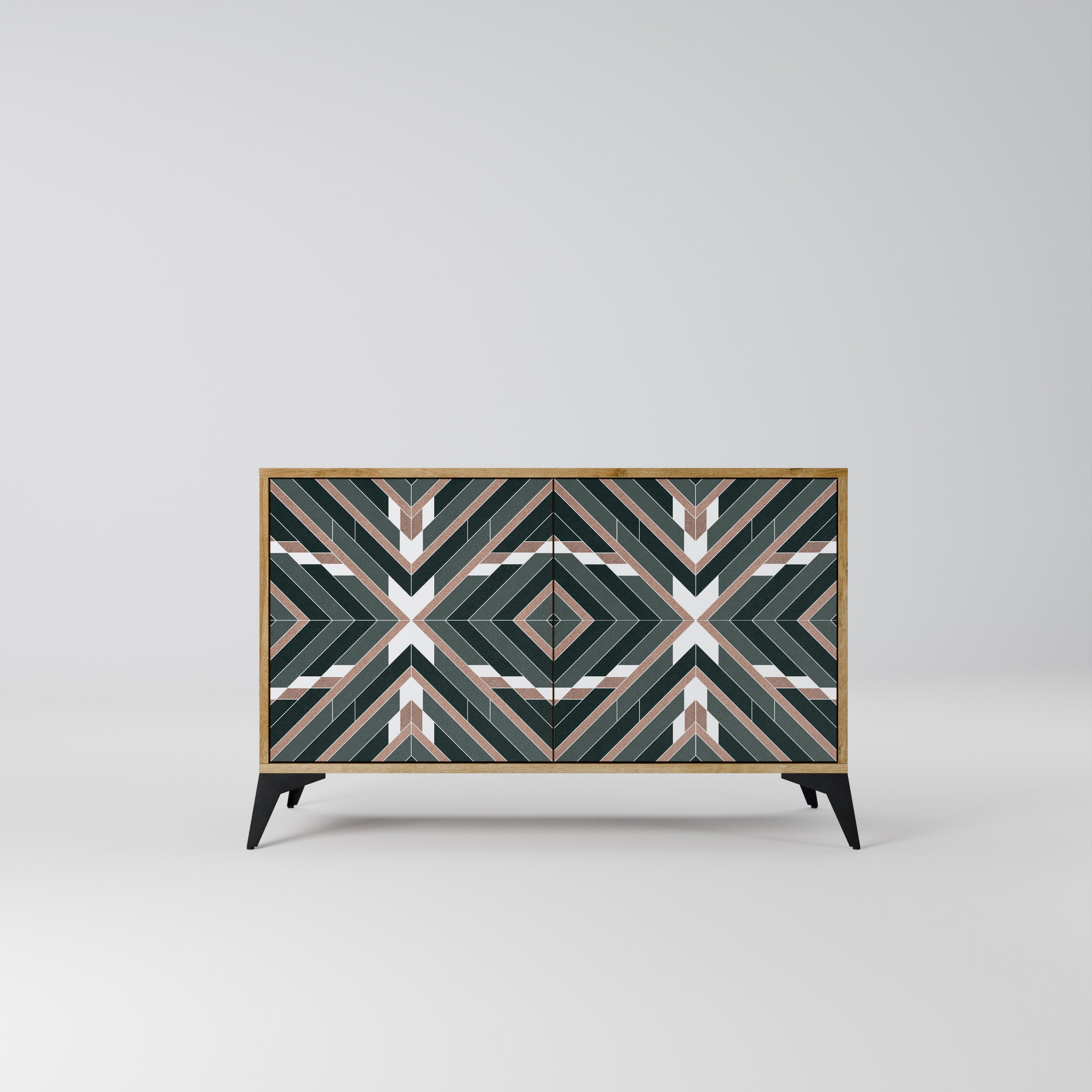 DIMENSION DELIGHTS Sideboard mit 2 Türen in Eichenoptik