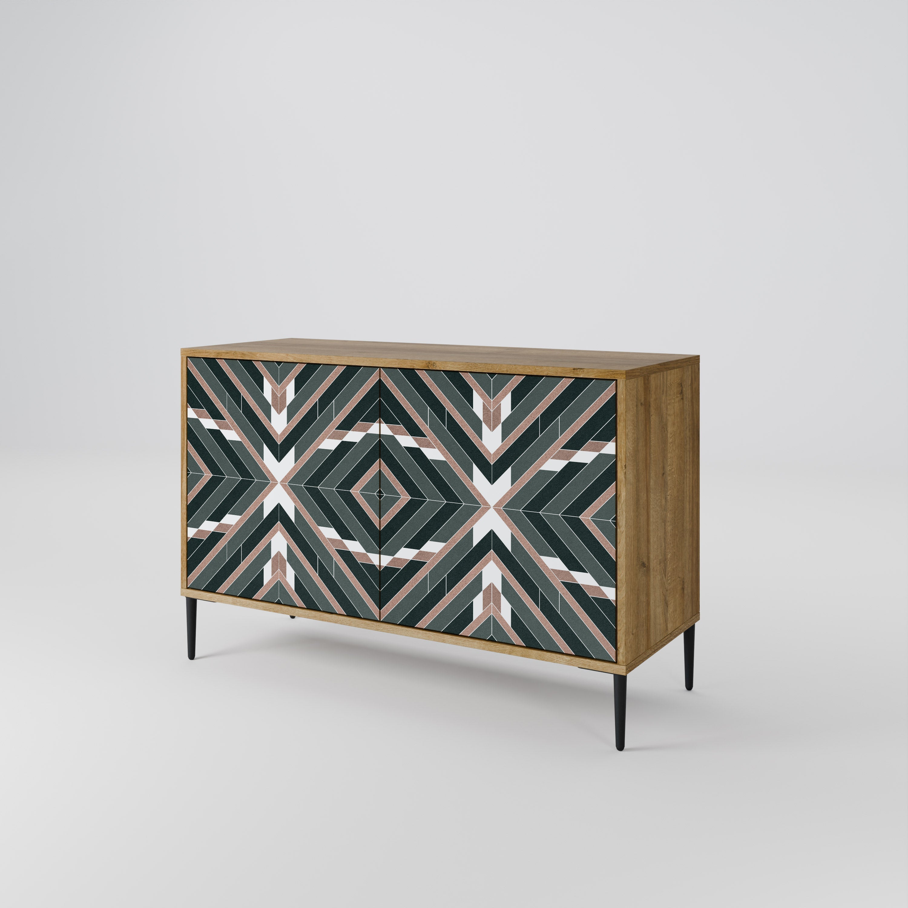 DIMENSION DELIGHTS Sideboard mit 2 Türen in Eichenoptik
