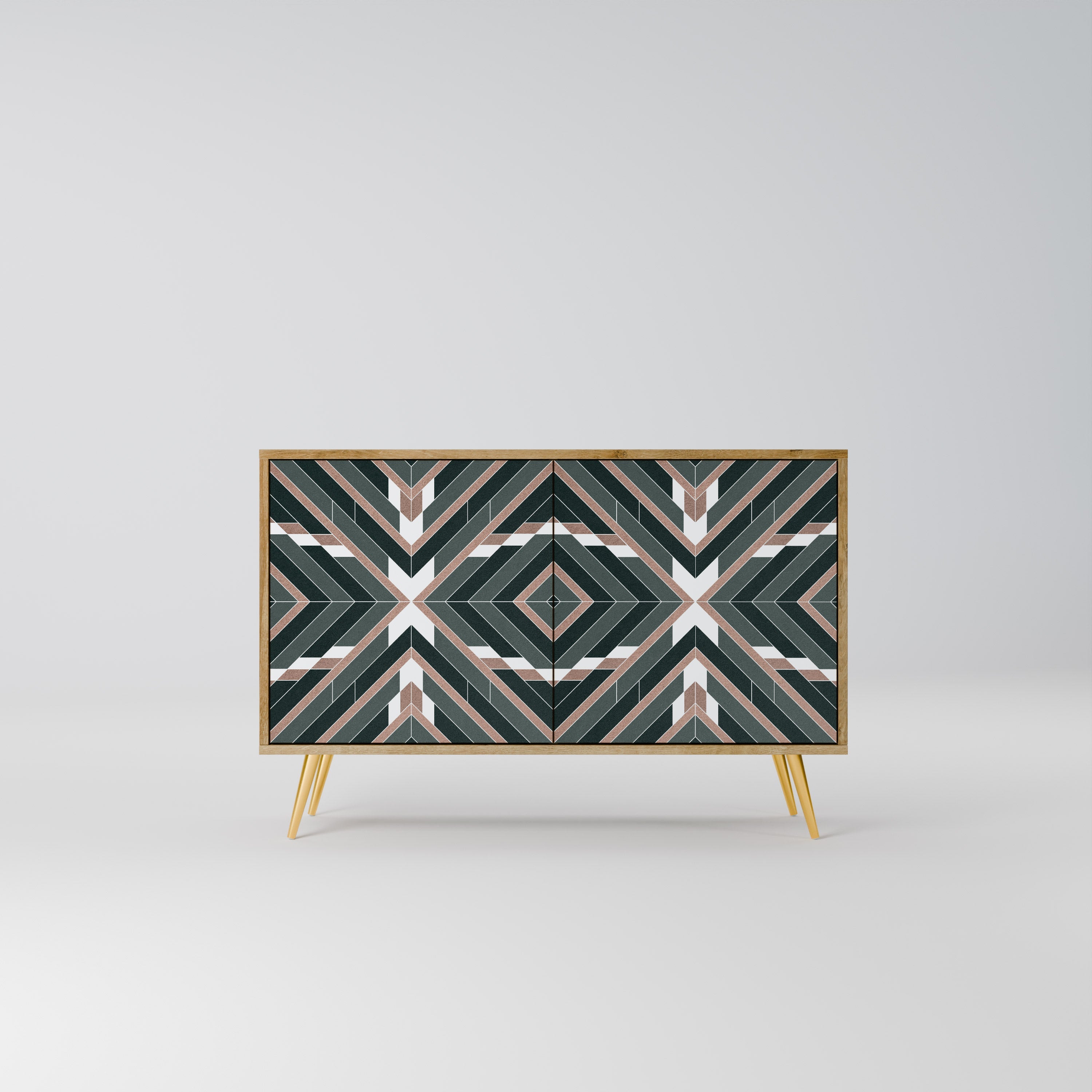 DIMENSION DELIGHTS Sideboard mit 2 Türen in Eichenoptik