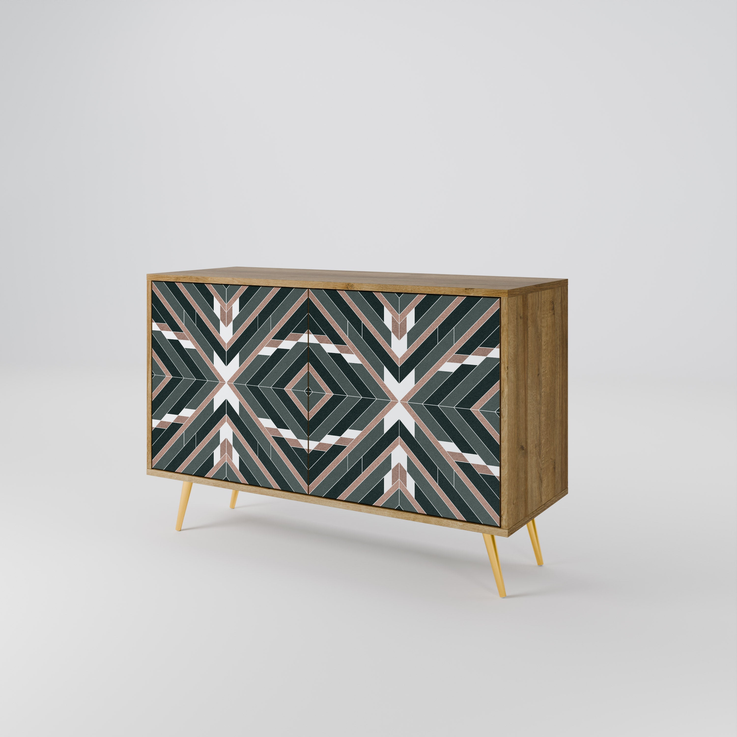 DIMENSION DELIGHTS Sideboard mit 2 Türen in Eichenoptik