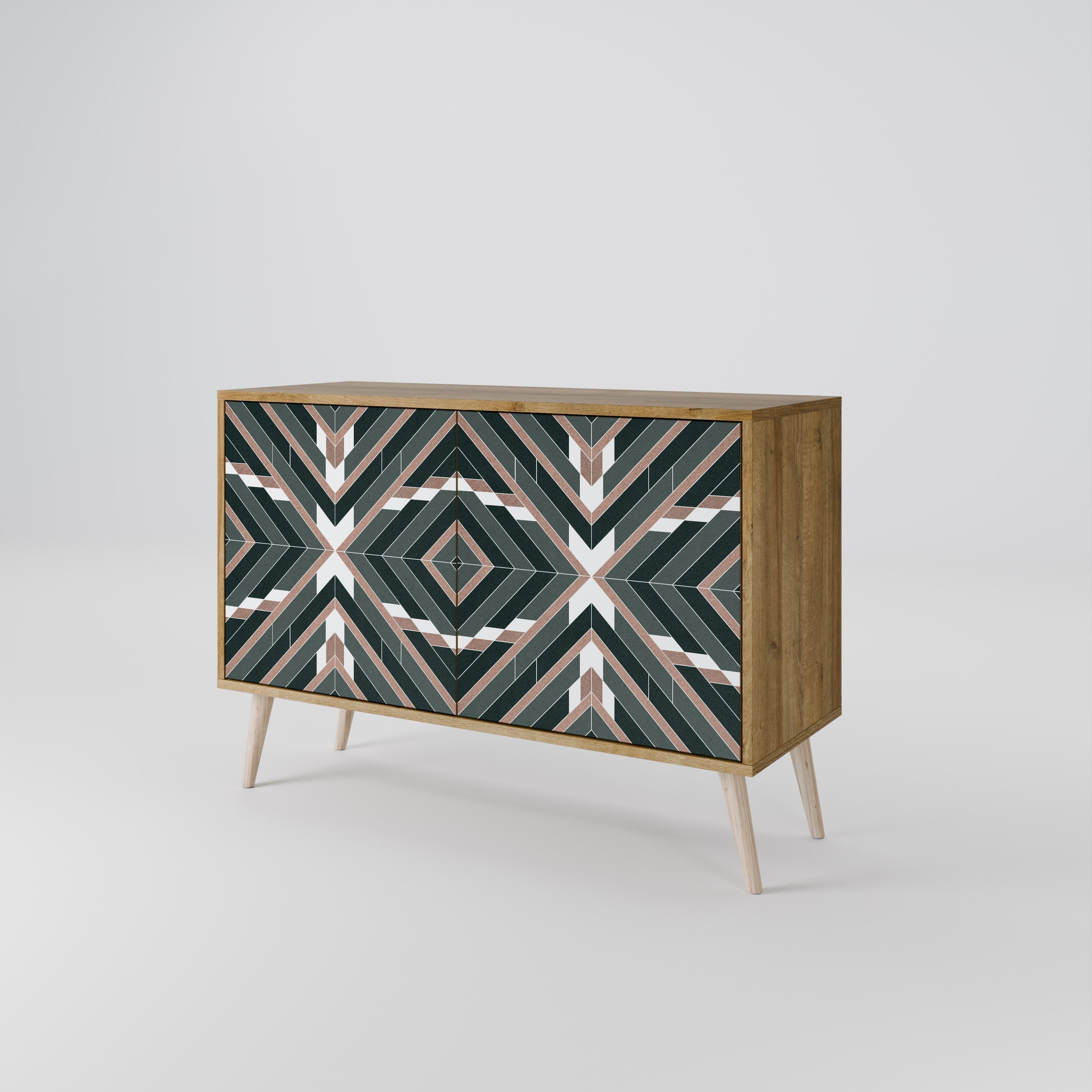DIMENSION DELIGHTS Sideboard mit 2 Türen in Eichenoptik