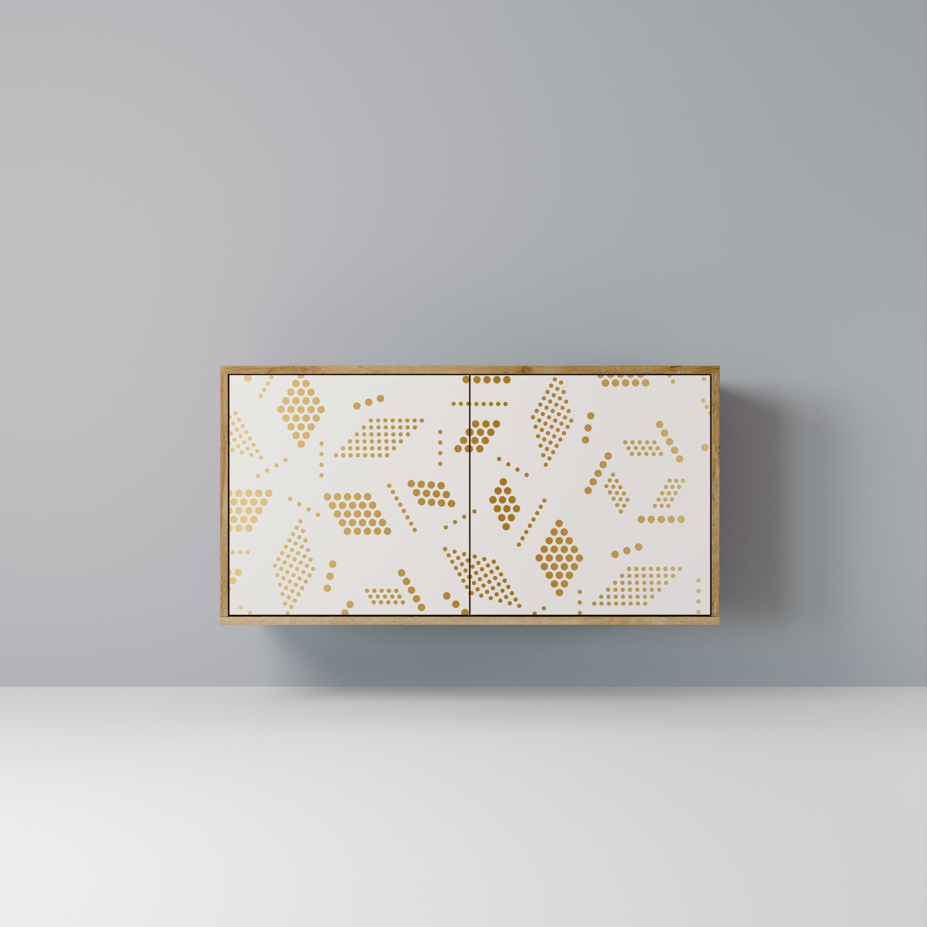 SPOTTED DAZE Sideboard mit 2 Türen in Eichenoptik