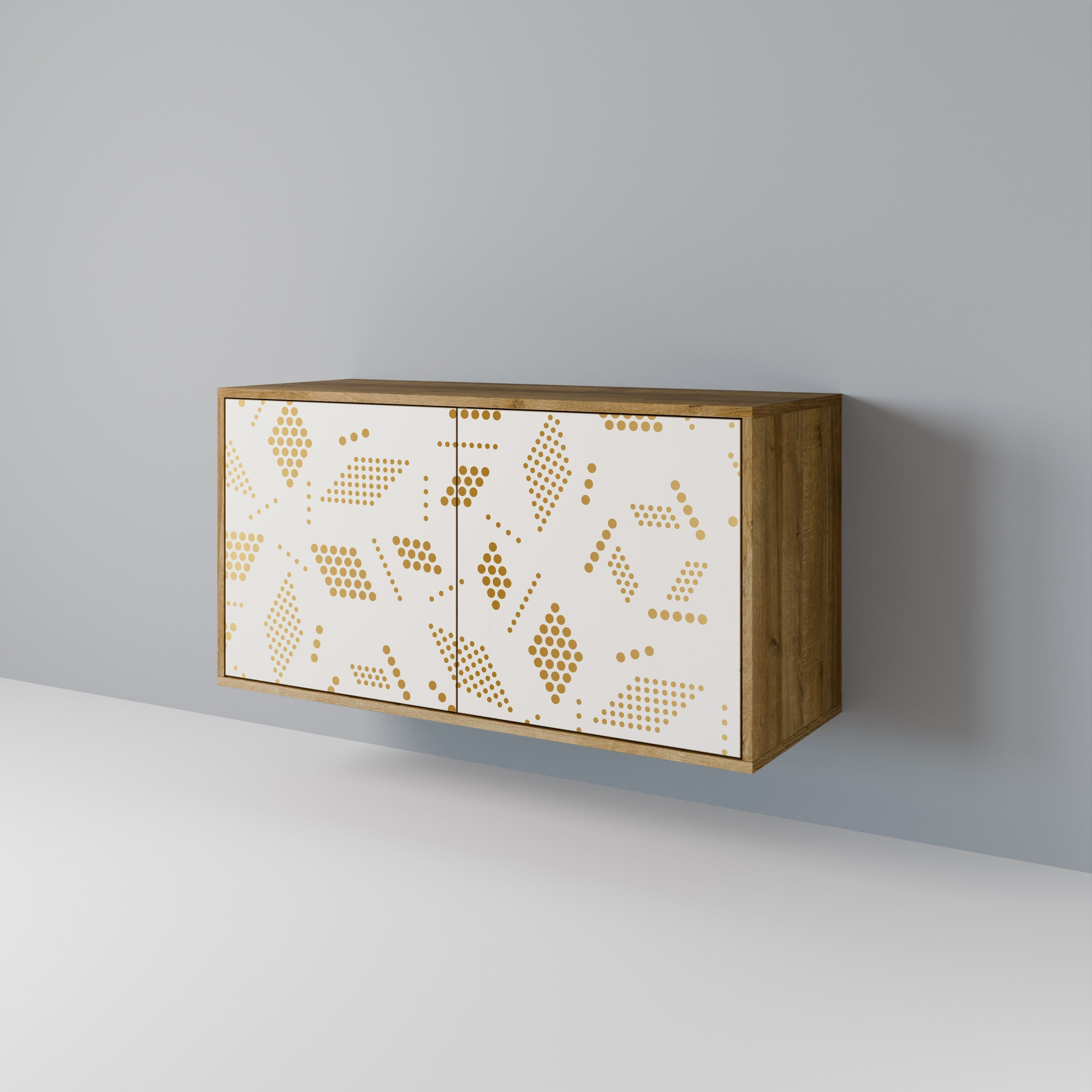 SPOTTED DAZE Sideboard mit 2 Türen in Eichenoptik