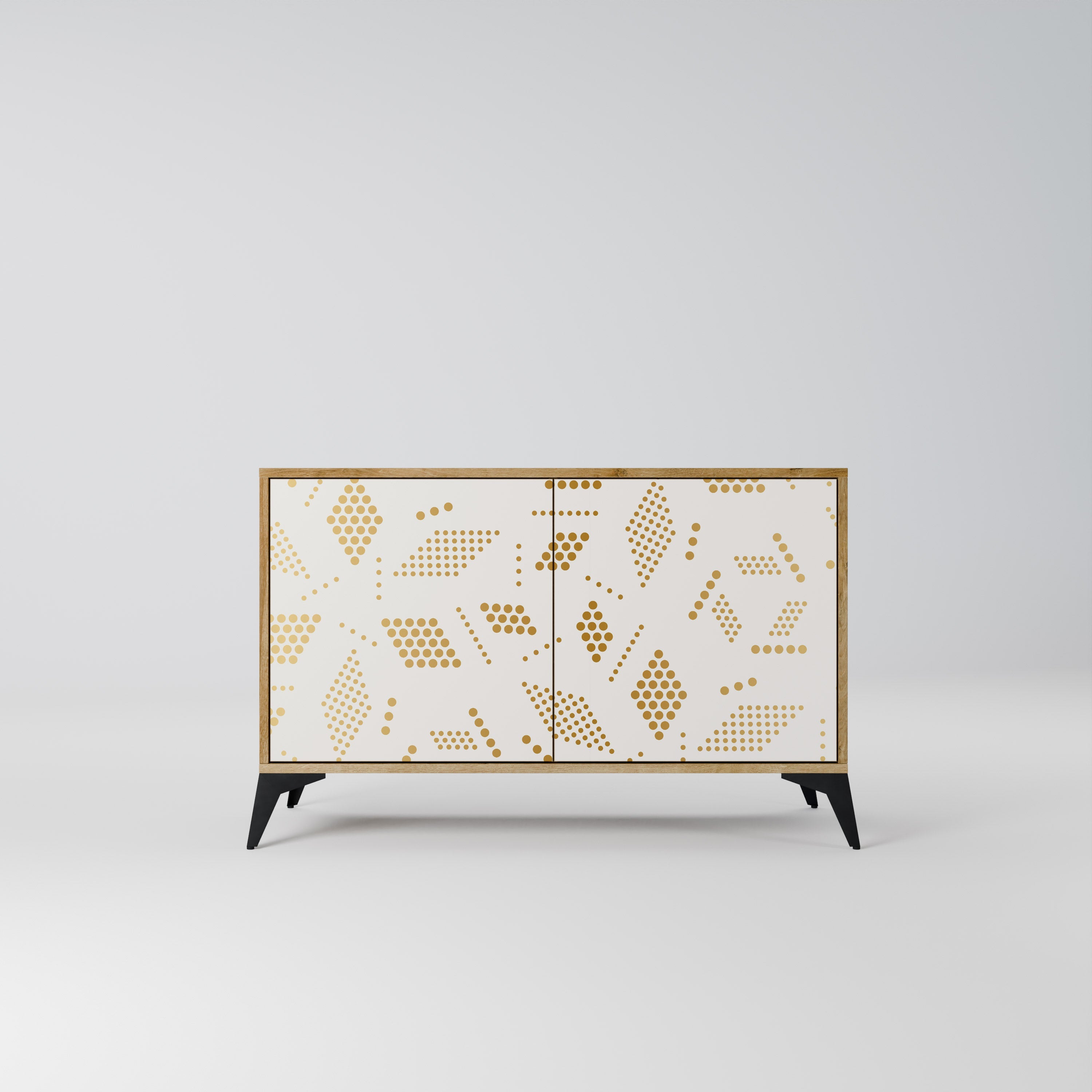 SPOTTED DAZE Sideboard mit 2 Türen in Eichenoptik