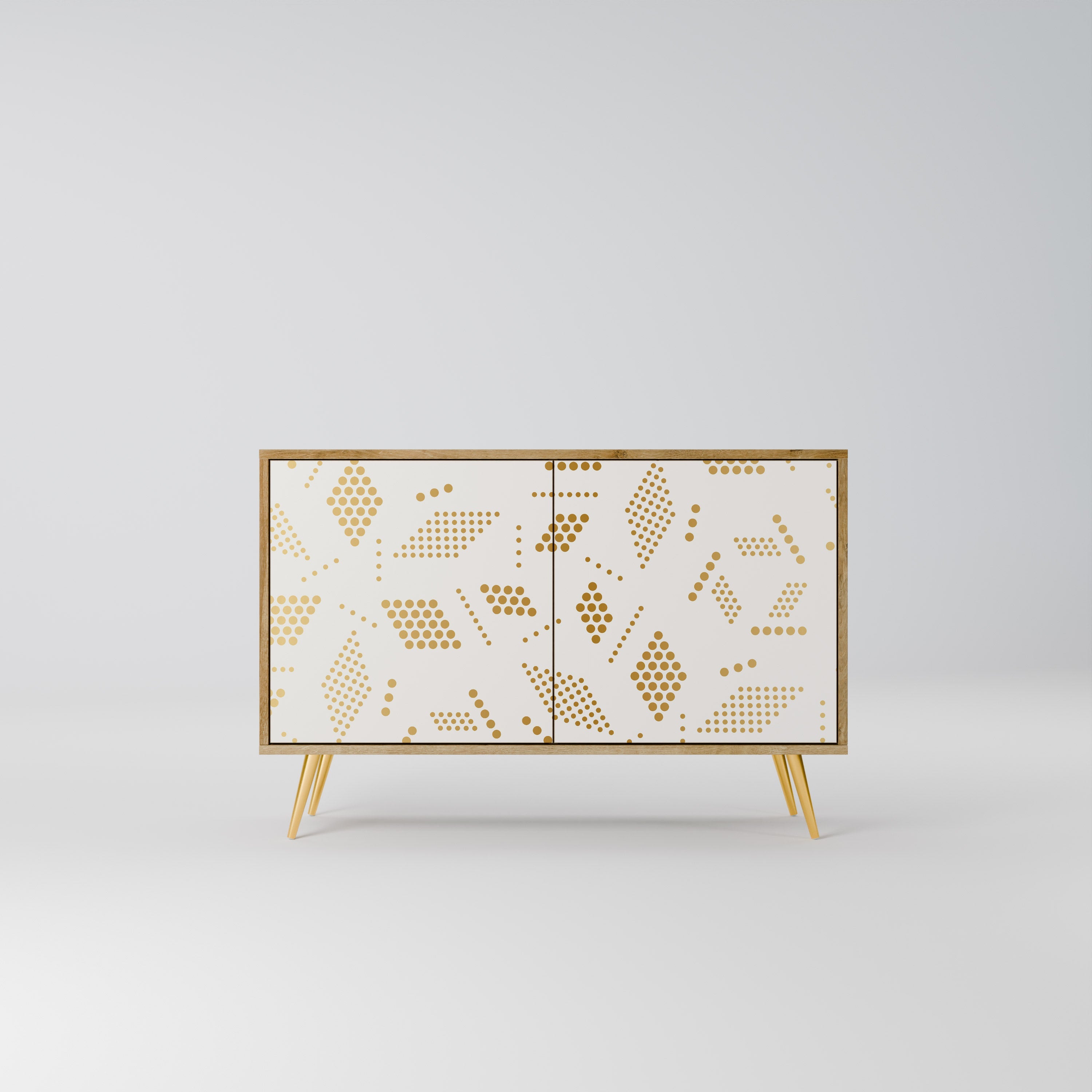 SPOTTED DAZE Sideboard mit 2 Türen in Eichenoptik