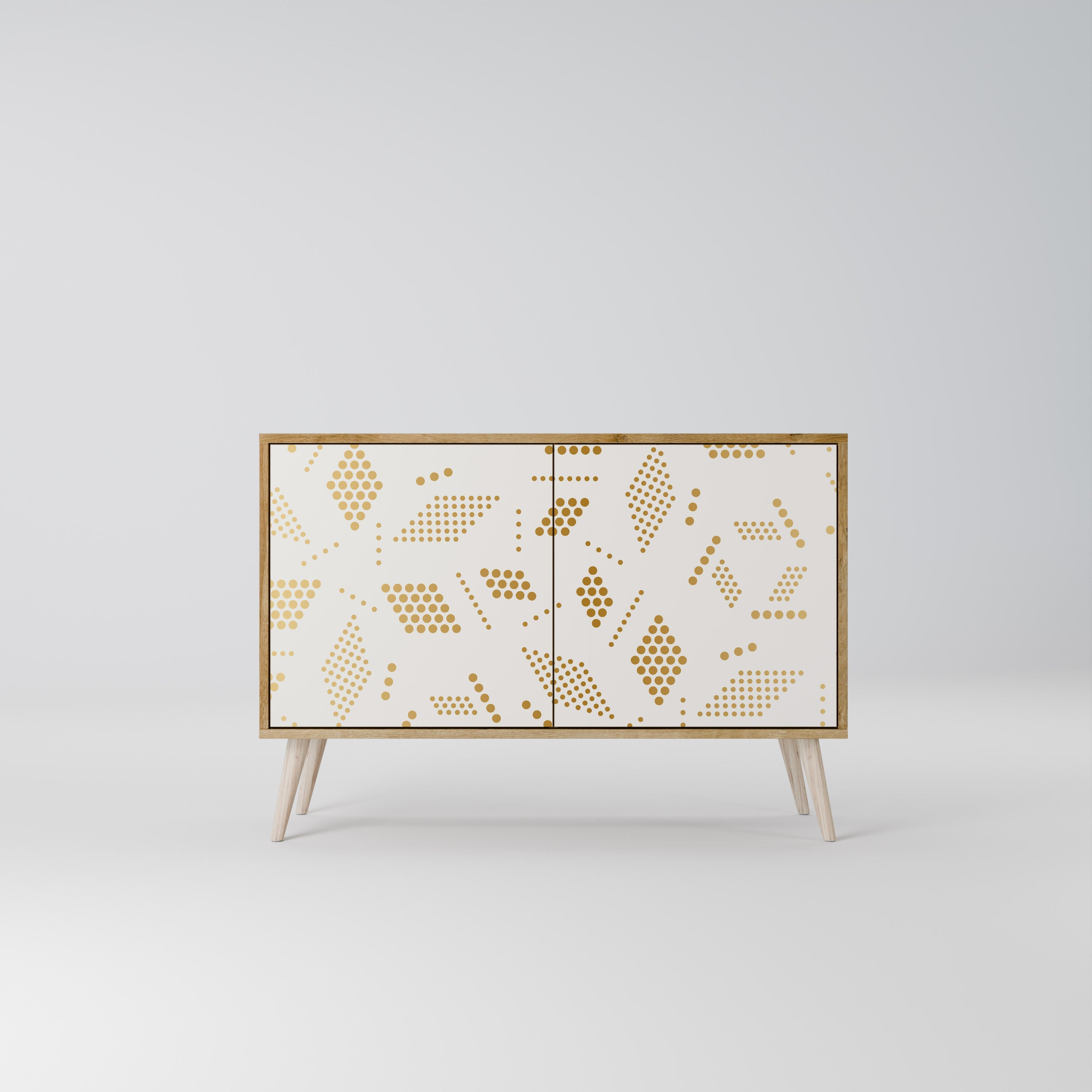 SPOTTED DAZE Sideboard mit 2 Türen in Eichenoptik