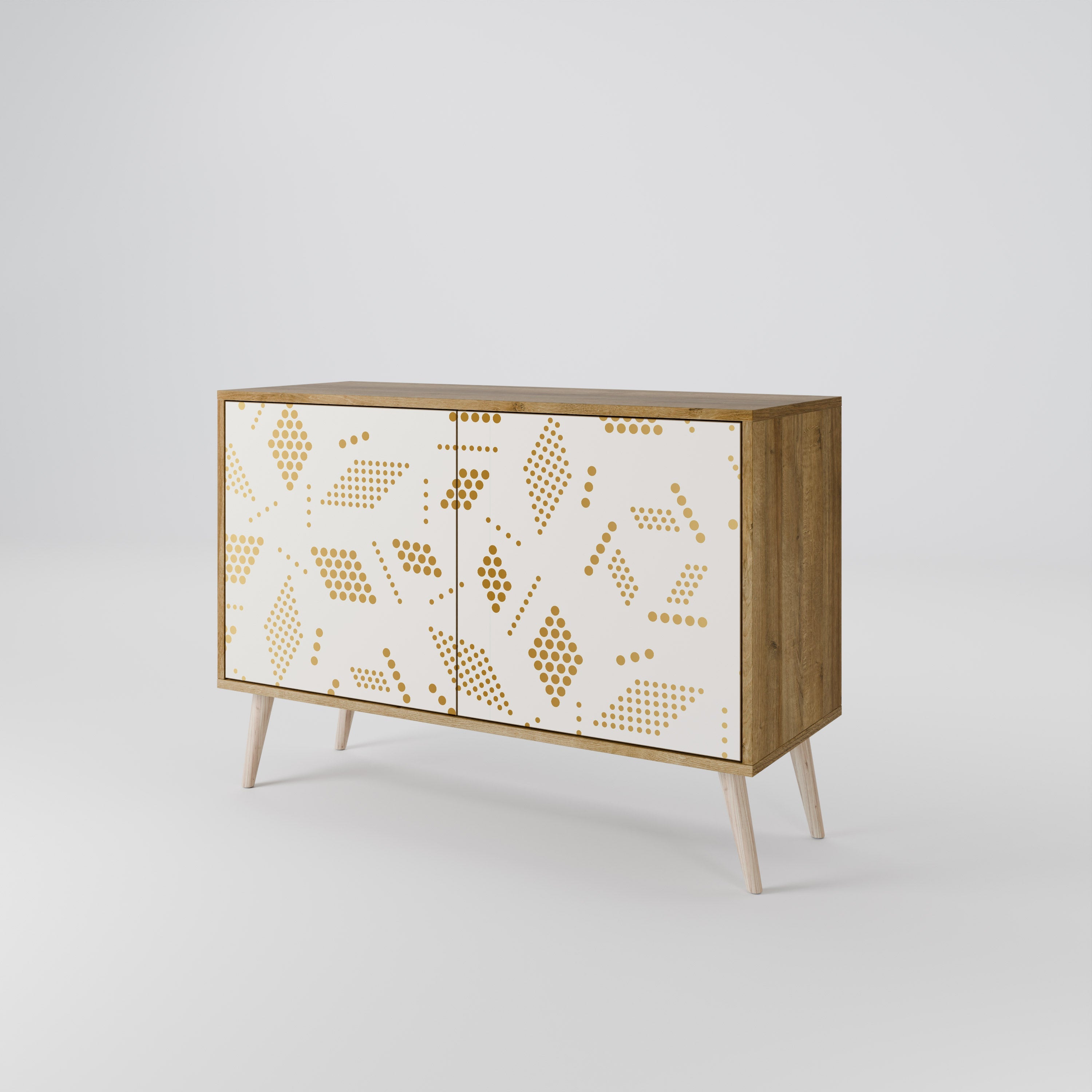 SPOTTED DAZE Sideboard mit 2 Türen in Eichenoptik