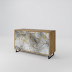 TIMELESS GLIDE 2-Door Sideboard in Oak Effect
