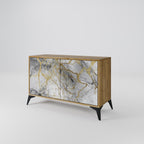 TIMELESS GLIDE 2-Door Sideboard in Oak Effect