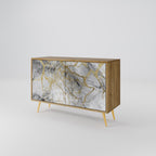 TIMELESS GLIDE 2-Door Sideboard in Oak Effect