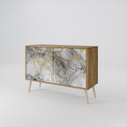 TIMELESS GLIDE 2-Door Sideboard in Oak Effect