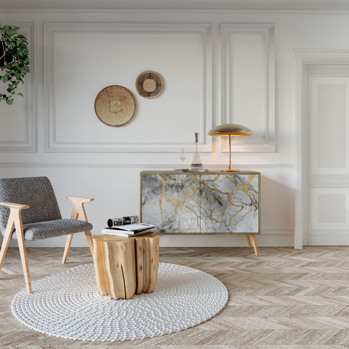 TIMELESS GLIDE 2-türiges Sideboard