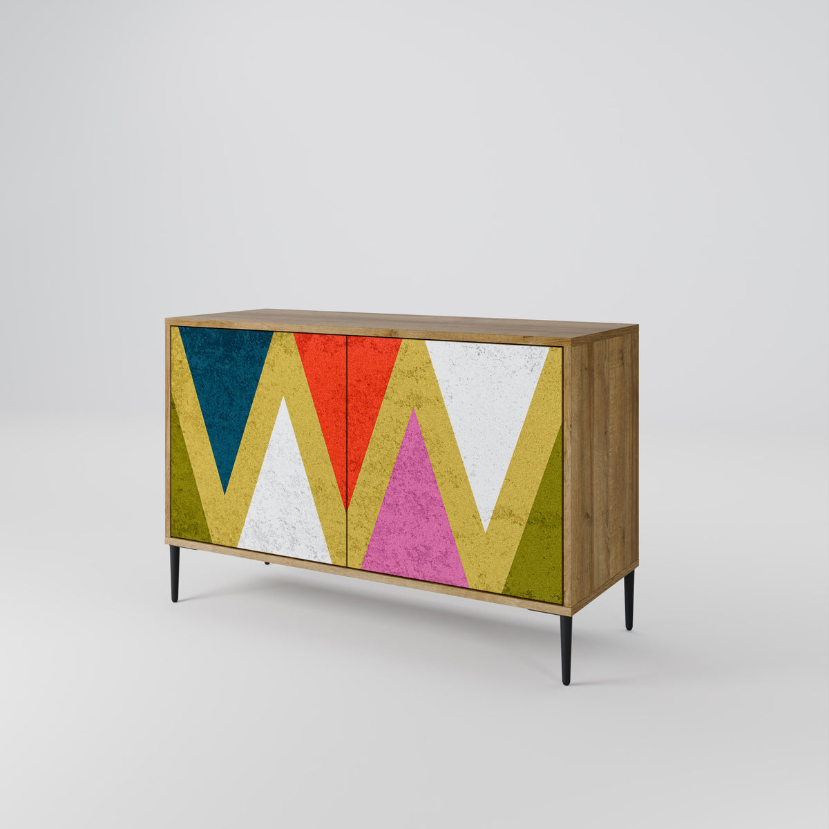 COLORFUL TRIANGLES 2-türiges Sideboard